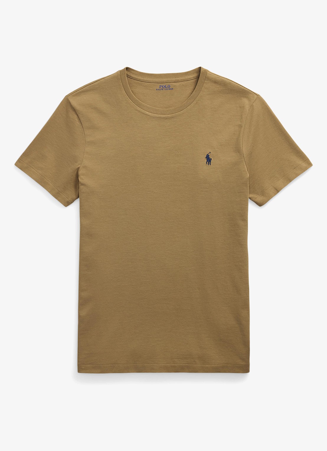 Ralph Lauren T-shirt met logoborduring - voorkant 3 coastal beige/c7952-45u1