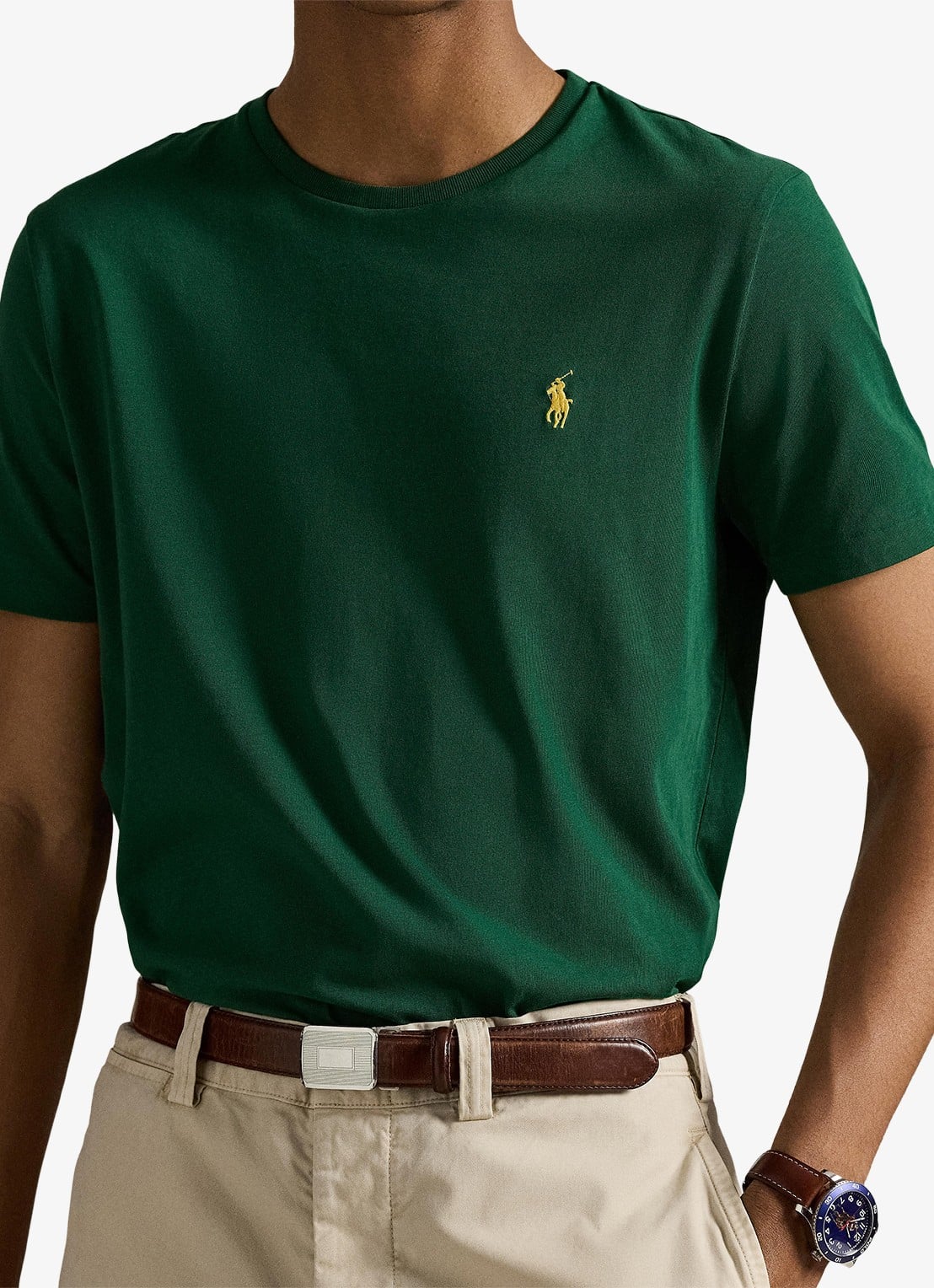 Ralph Lauren T-shirt met logoborduring - detail 2 new forest/c1429-48jm