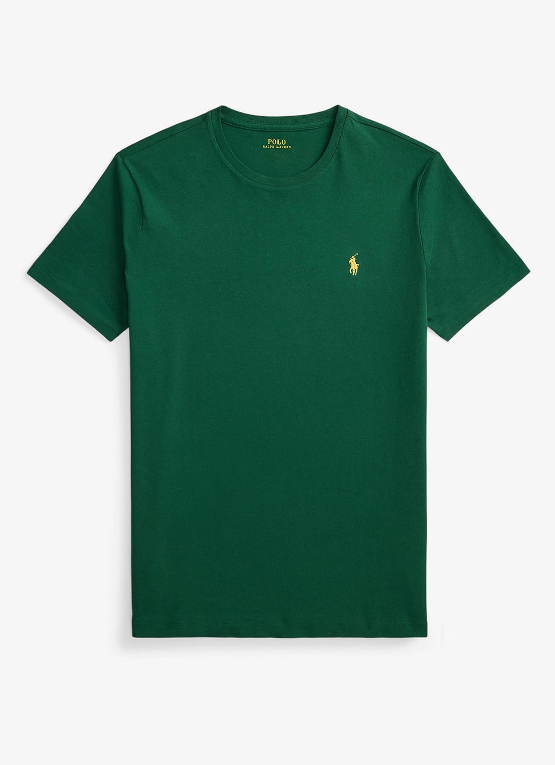 Ralph Lauren T-shirt met logoborduring - voorkant 3 new forest/c1429-48jm
