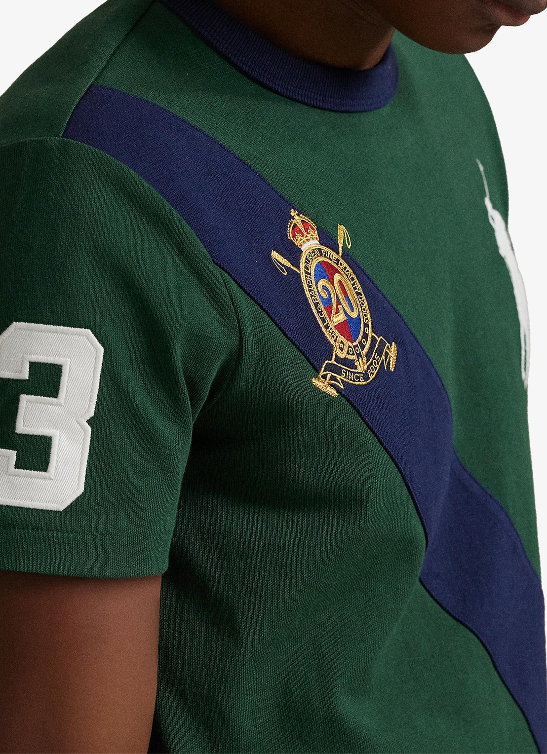 Ralph Lauren T-shirt met logoborduring - detail 3 vintage pine / donkergroen
