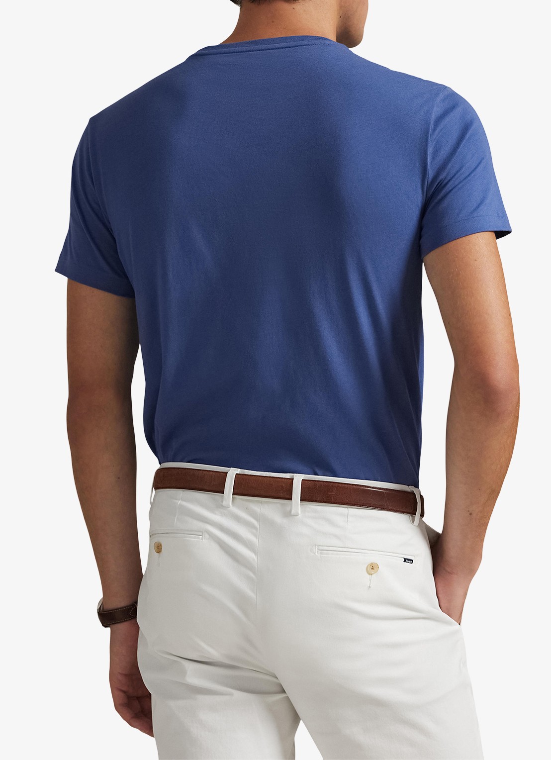 Ralph Lauren T-shirt met logoborduring - achterkant 5 old royal/c7215-47ww