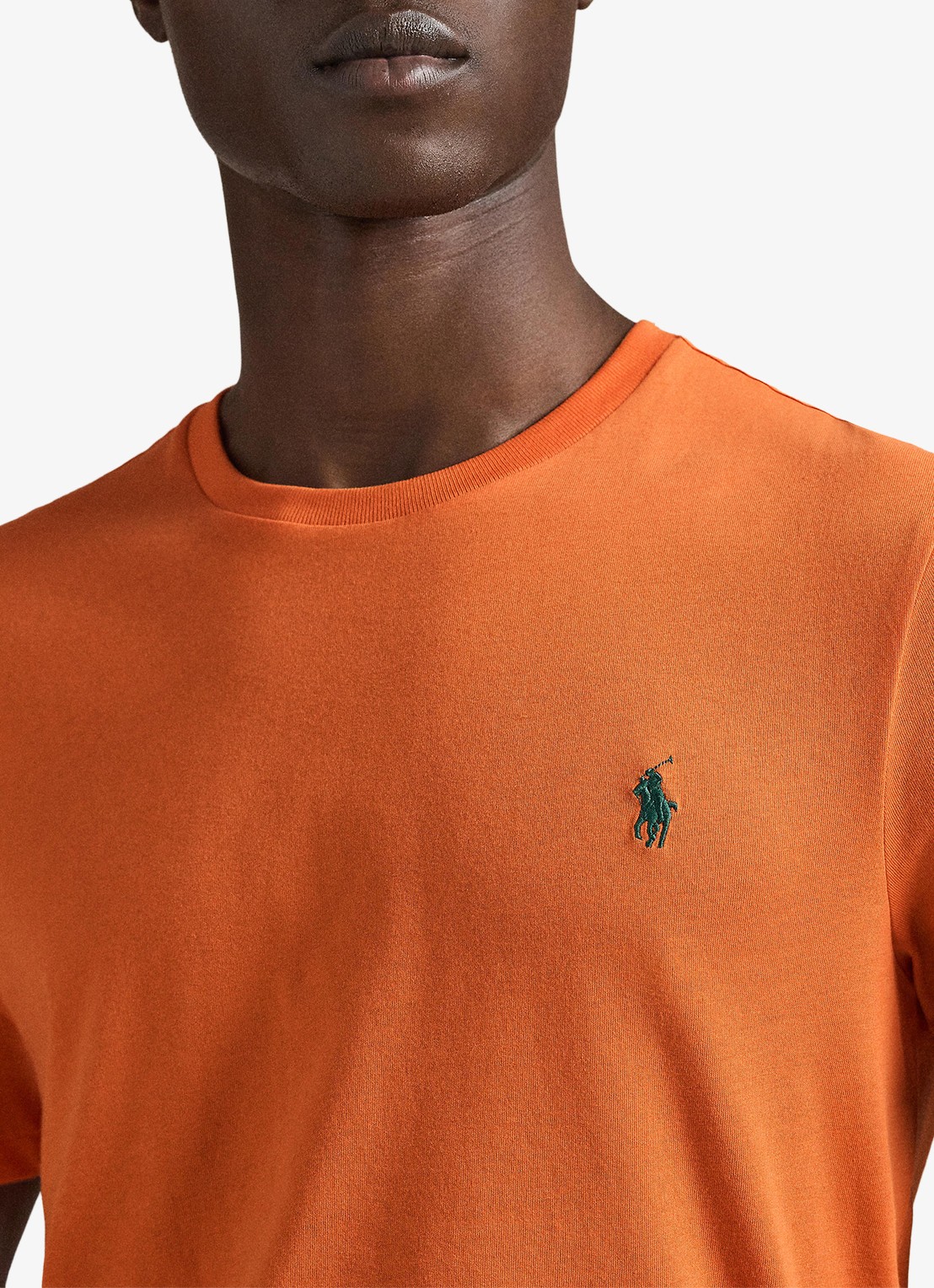 Ralph Lauren T-shirt met logoborduring - detail 4 kona orange/c5204-zy9p