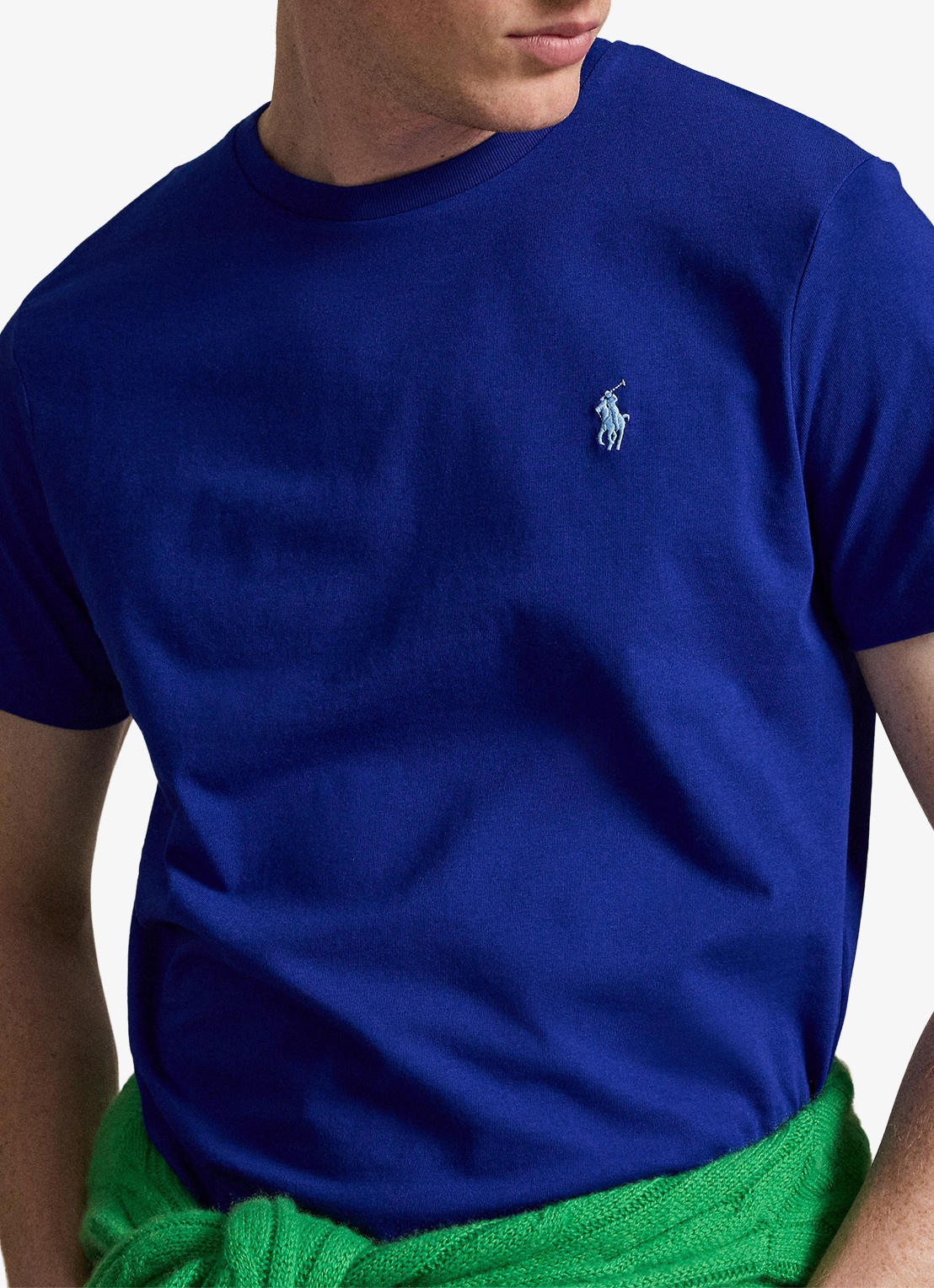 Ralph Lauren T-shirt met logoborduring - detail 5 classic azure / blauw