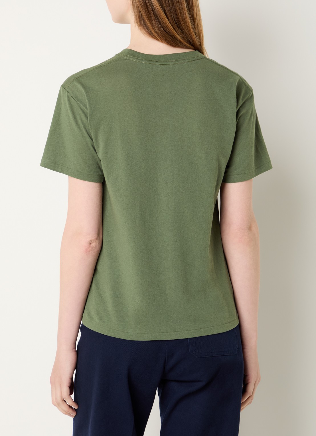 Ralph Lauren T-shirt met logoprint - achterkant 3 mosgroen