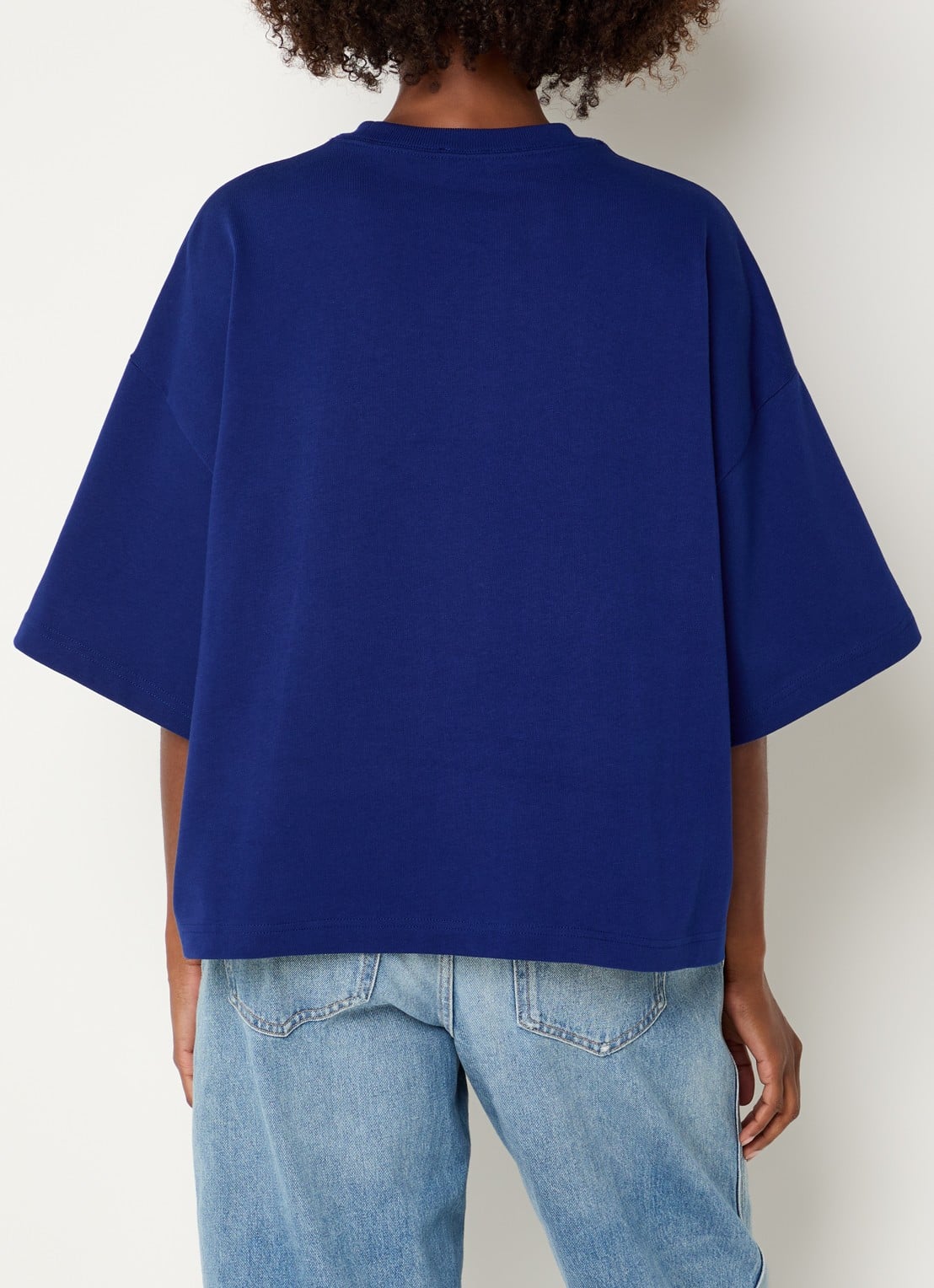 Ralph Lauren T-shirt met logoprint - achterkant 3 royalblauw
