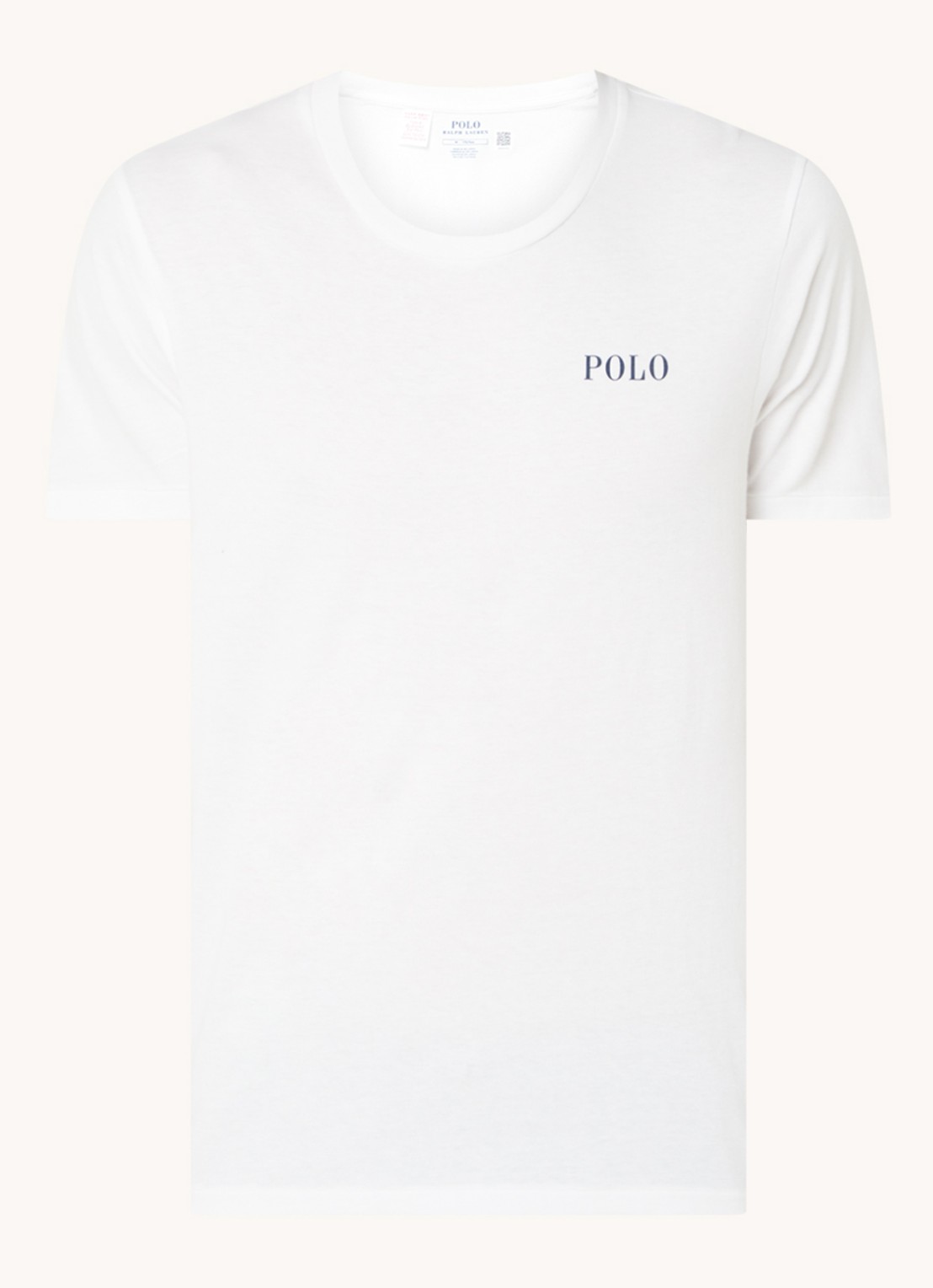 Ralph Lauren T-shirt met logoprint - voorkant 2 wit