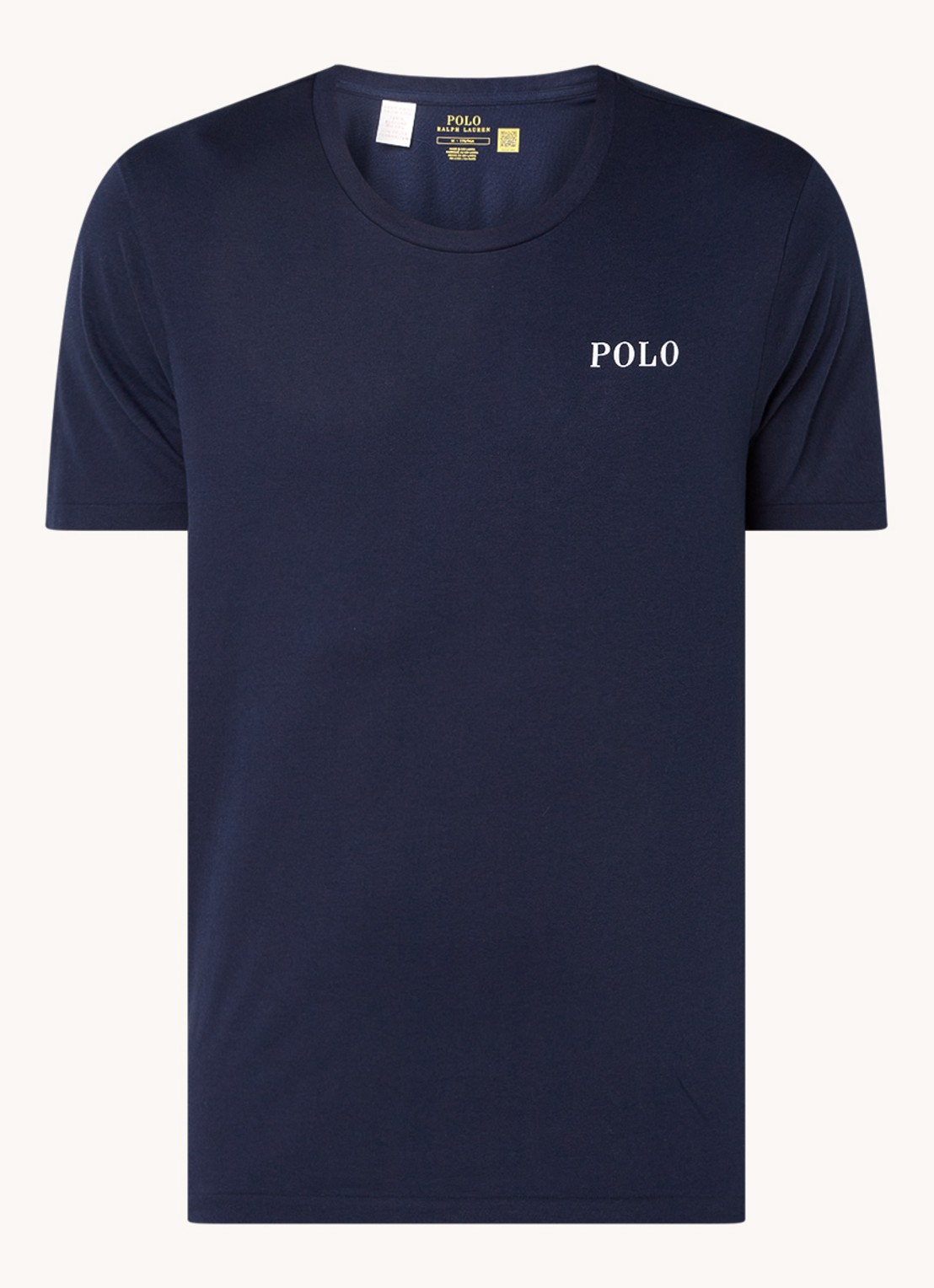 Ralph Lauren T-shirt met logoprint - voorkant 3 blauw