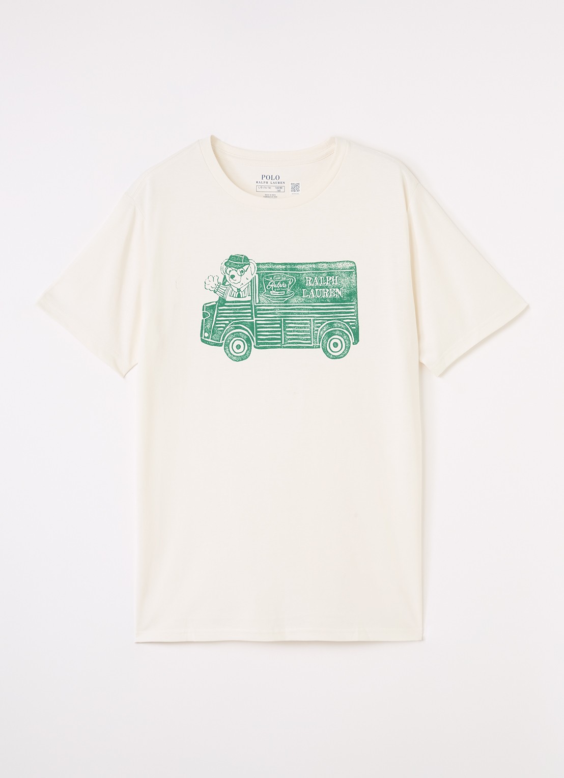 Ralph Lauren T-shirt met logoprint - voorkant 3 beige