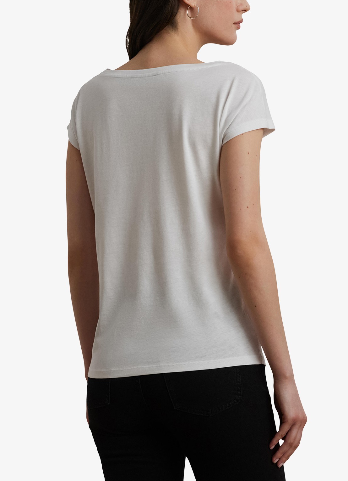 Ralph Lauren T-shirt met print - achterkant 3 white / wit
