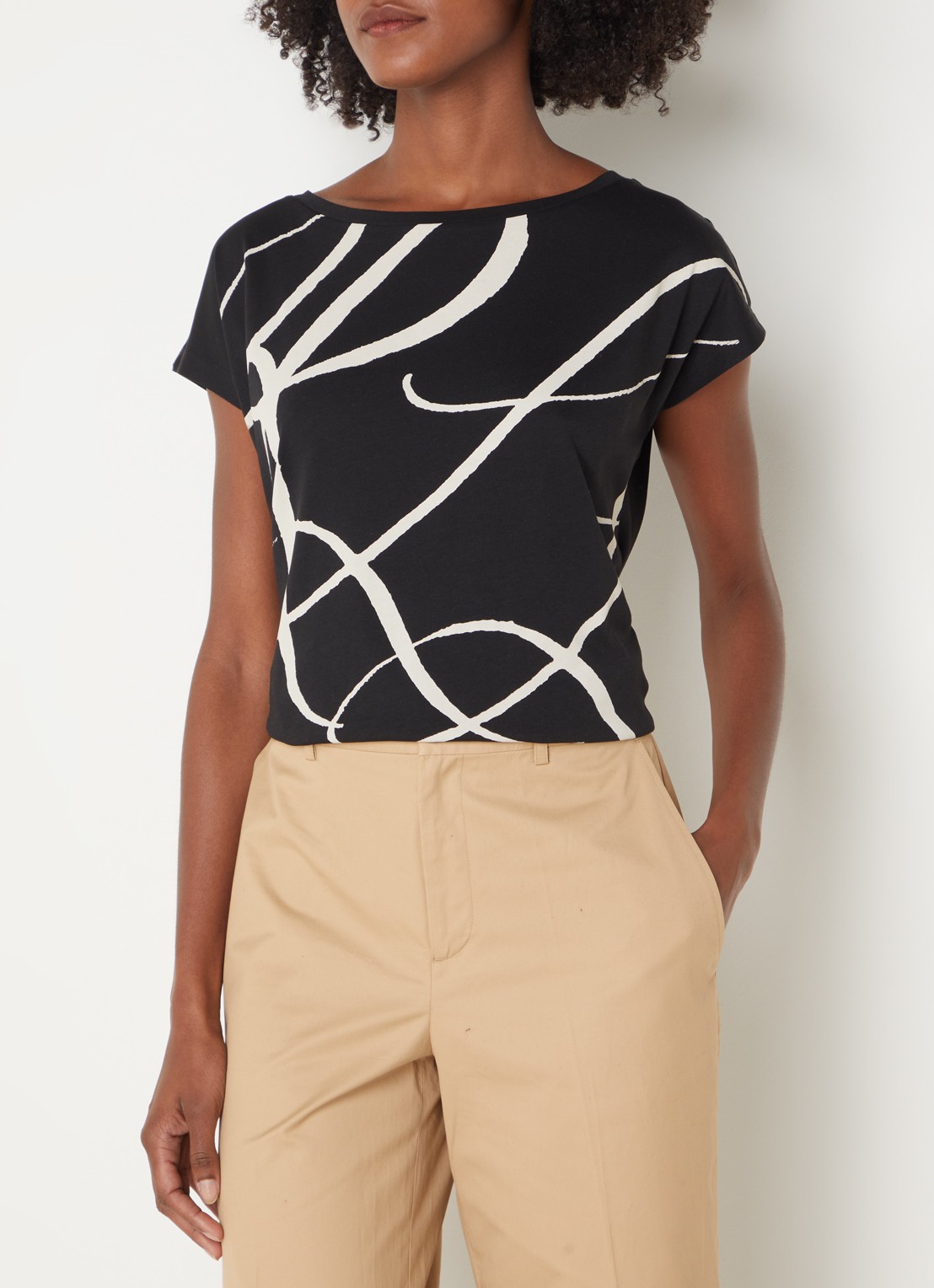 Ralph Lauren T-shirt met print - detail 4 polo black / zwart
