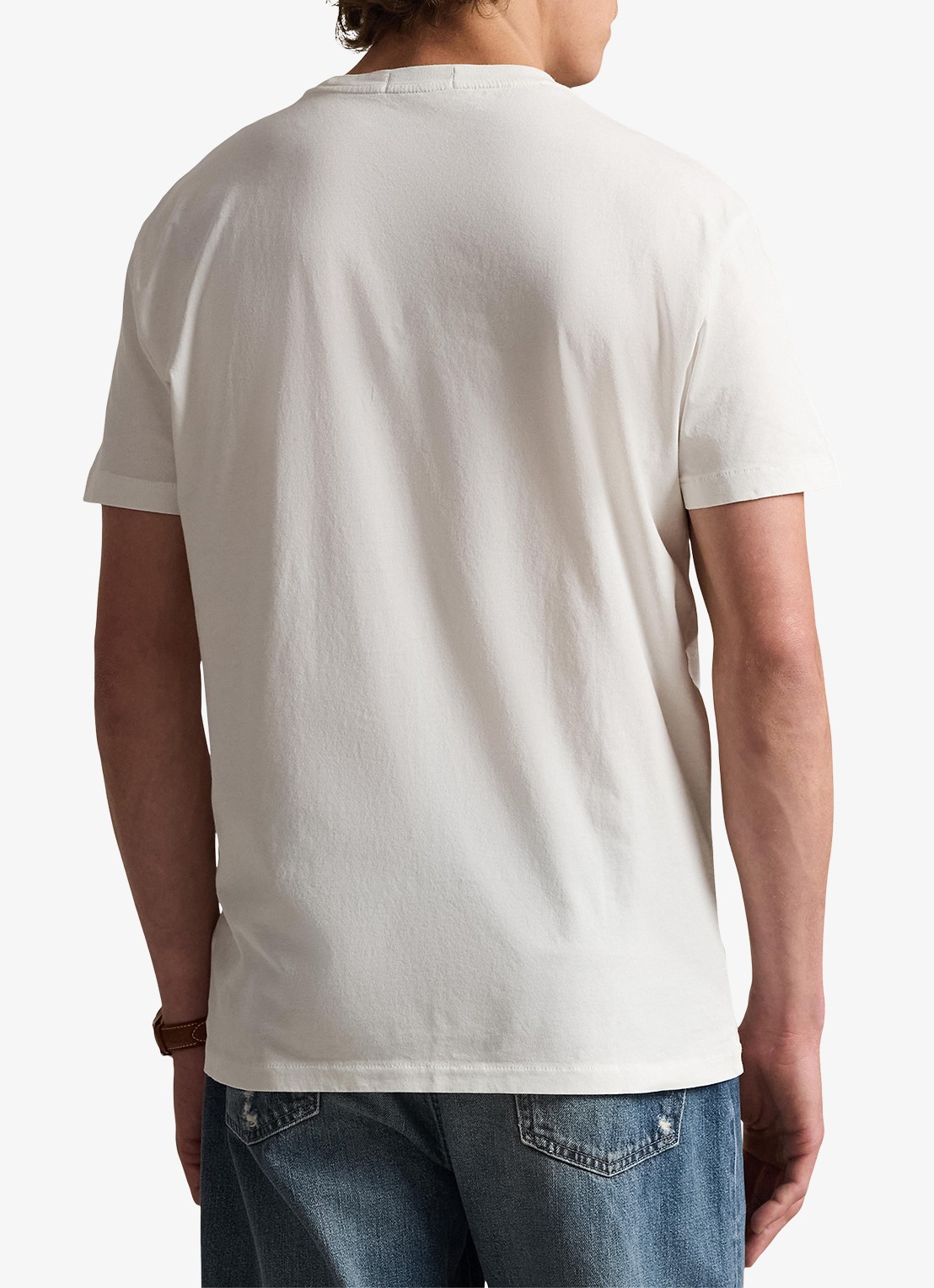 Ralph Lauren T-shirt met print - achterkant 3 deckwash white / wit