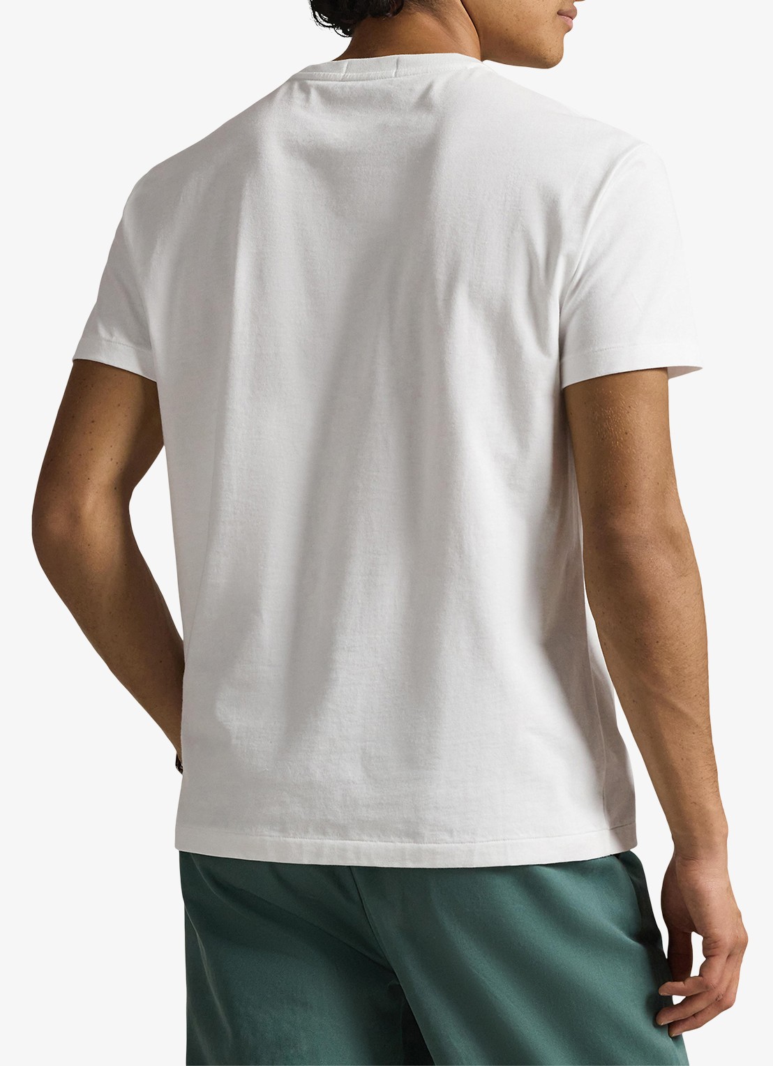 Ralph Lauren T-shirt met print - achterkant 3 white society / wit