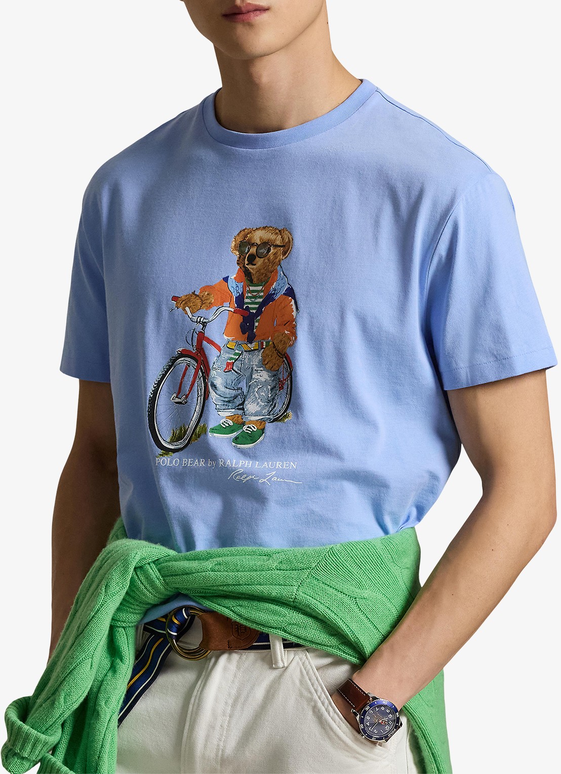 Ralph Lauren T-shirt met print - detail 4 austin blue-summer bear-zyh7