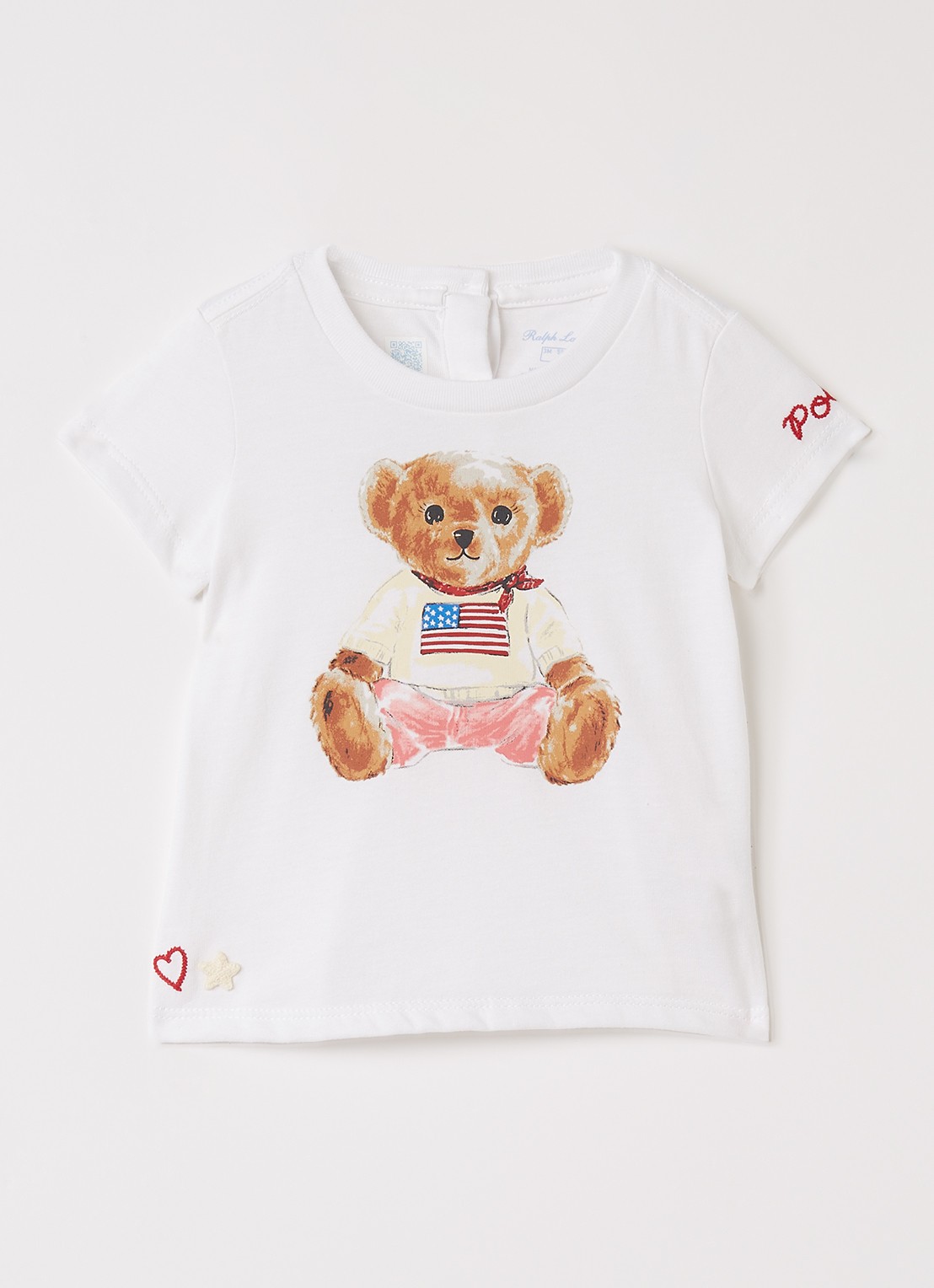 Ralph Lauren T-shirt met print - voorkant rood