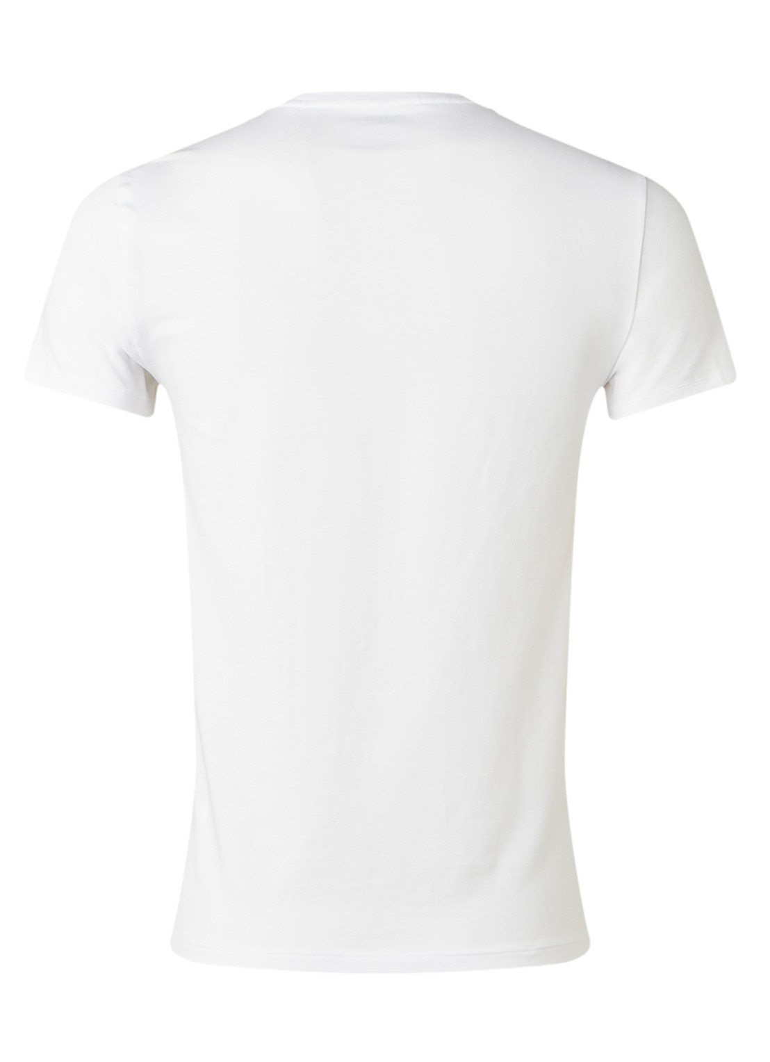 Ralph Lauren T-shirt met ronde hals in 2-pack - achterkant 2 wit