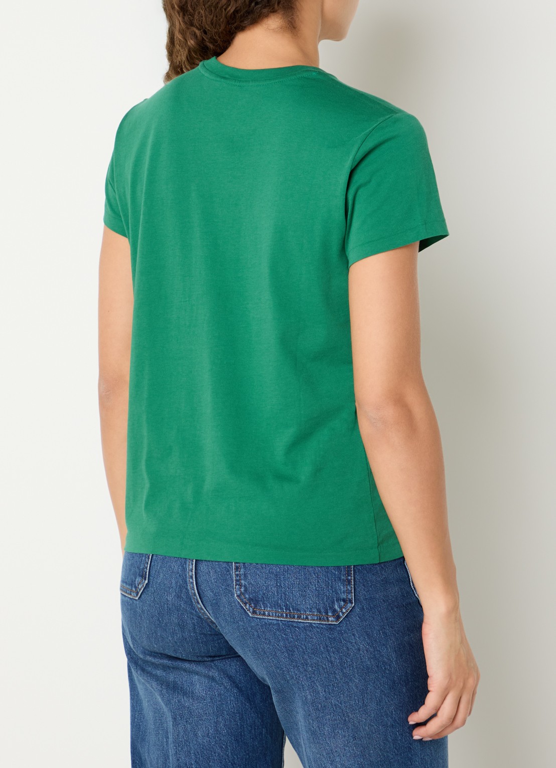 Ralph Lauren T-shirt met ronde hals - achterkant donkergroen