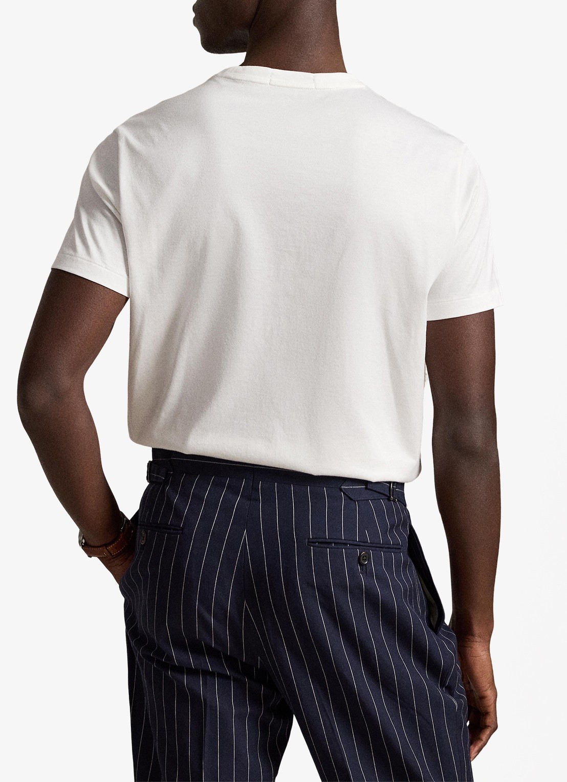 Ralph Lauren T-shirt met ronde hals - achterkant 4 white / wit