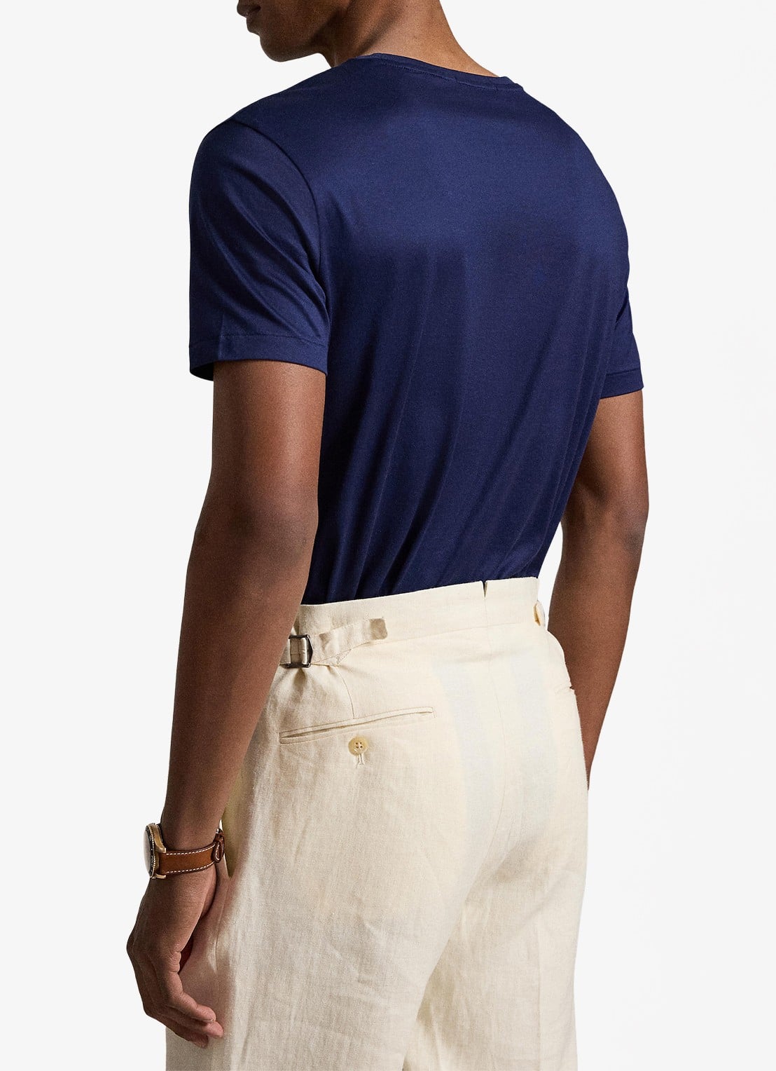 Ralph Lauren T-shirt met ronde hals - achterkant newport navy / donkerblauw