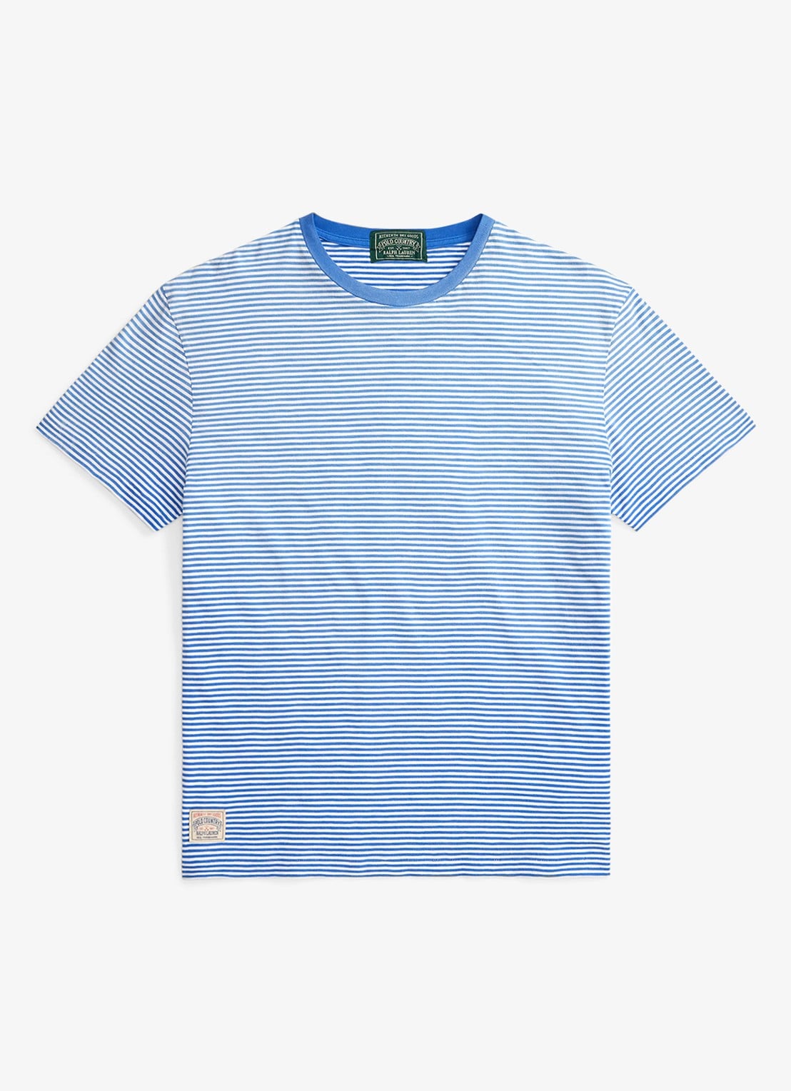 Ralph Lauren T-shirt met streepprint - voorkant 2 dakota blue multi-zypr