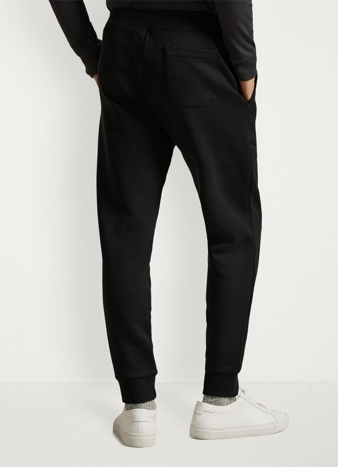 Ralph Lauren Tapered fit joggingbroek met logoborduring - achterkant 8 polo black / zwart