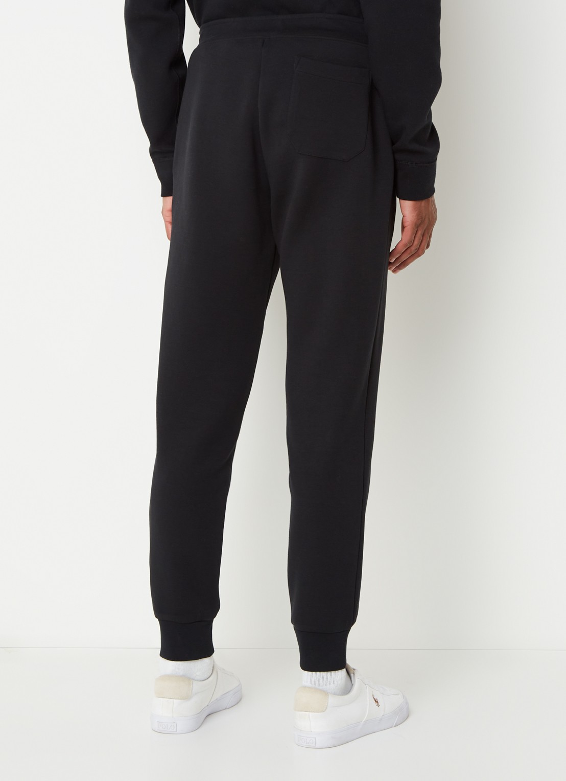 Ralph Lauren Tapered fit joggingbroek met logoborduring - achterkant 9 polo black / zwart