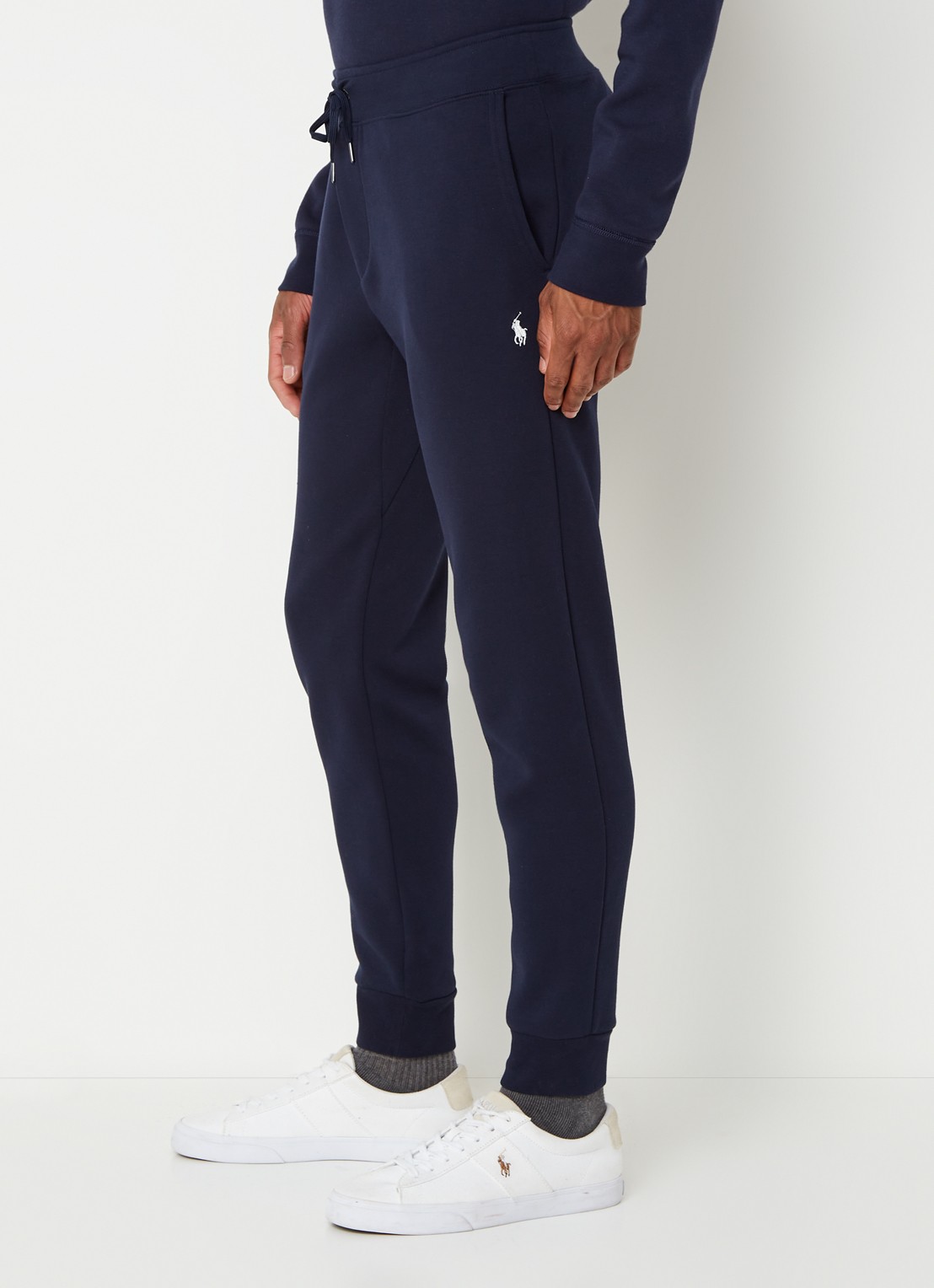 Ralph Lauren Tapered fit joggingbroek met logoborduring - detail 7 aviator navy / donkerblauw