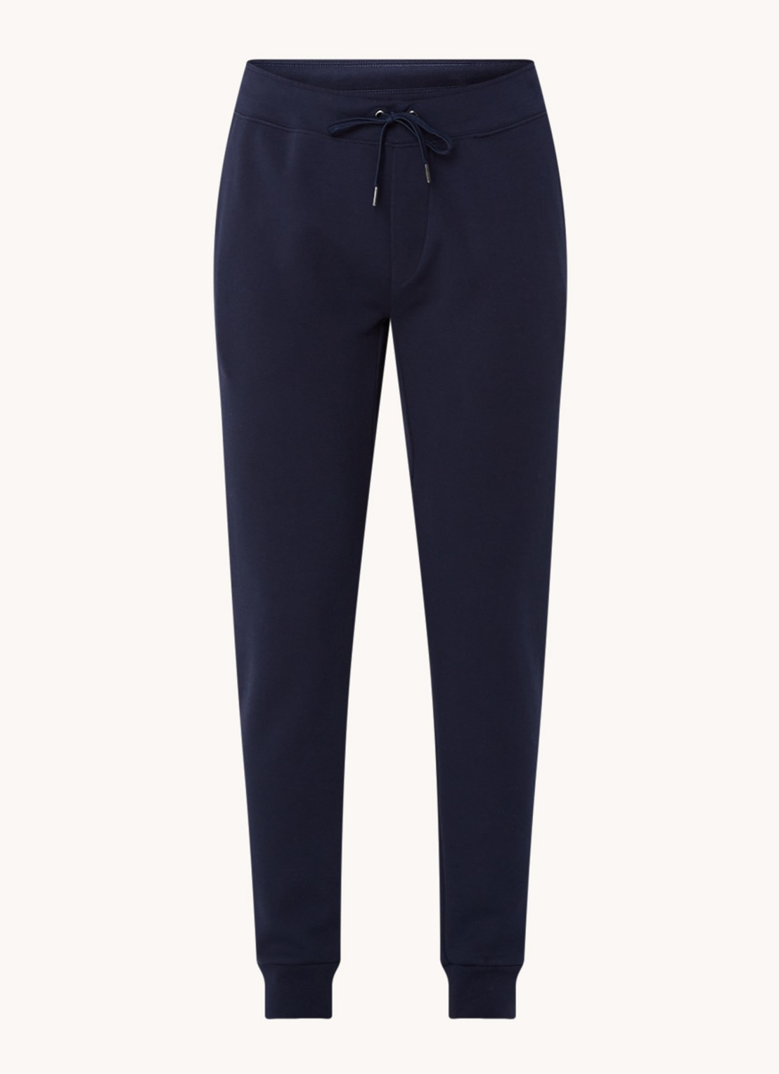 Ralph Lauren Tapered fit joggingbroek met logoborduring - voorkant 3 aviator navy / donkerblauw