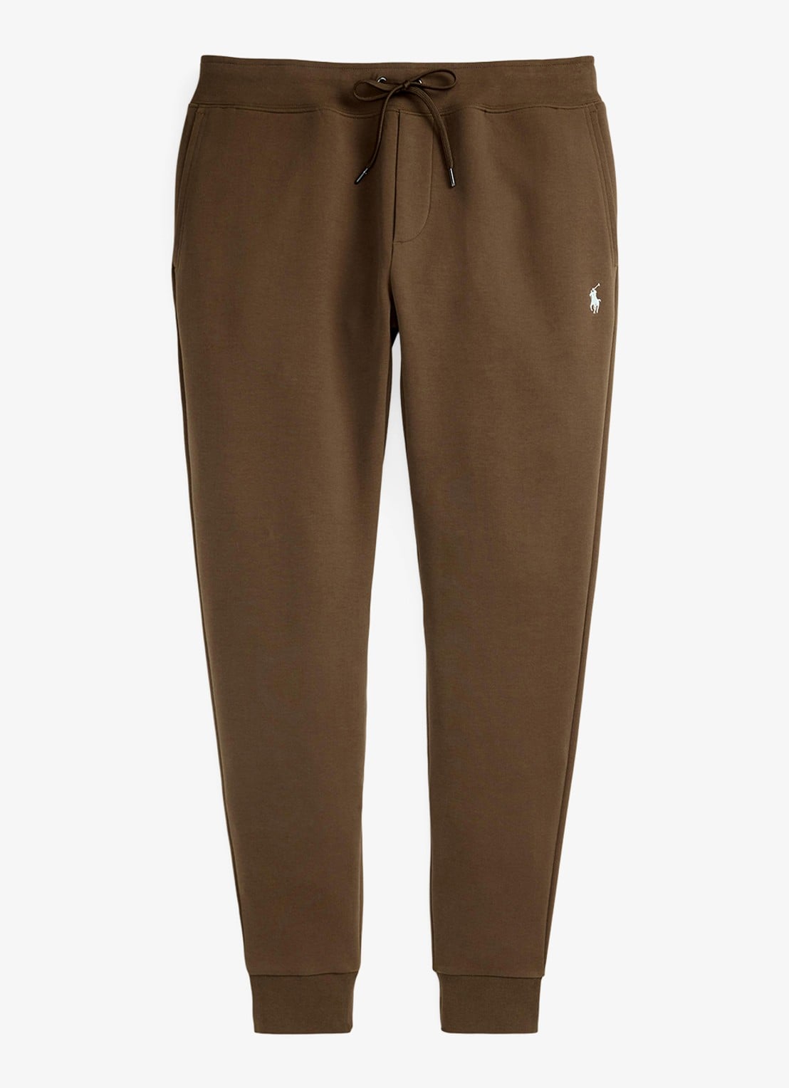 Ralph Lauren Tapered fit joggingbroek met logoborduring - voorkant 2 chestnut / lichtbruin