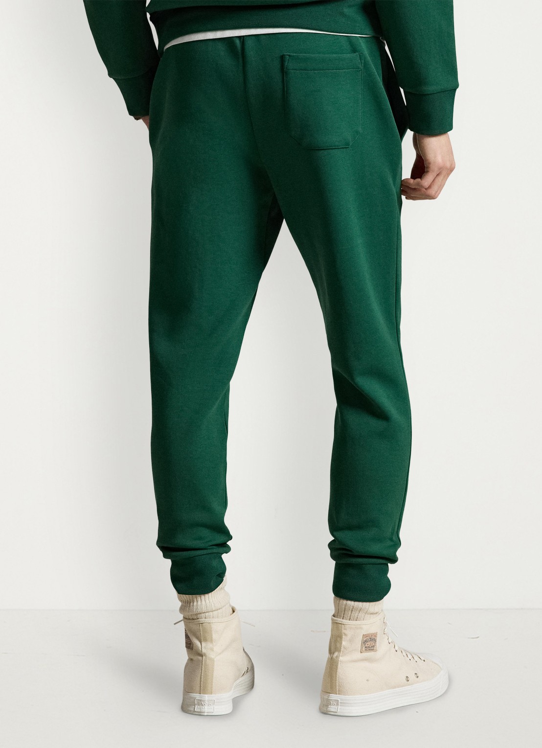 Ralph Lauren Tapered fit joggingbroek met logoborduring - achterkant 3 new forest