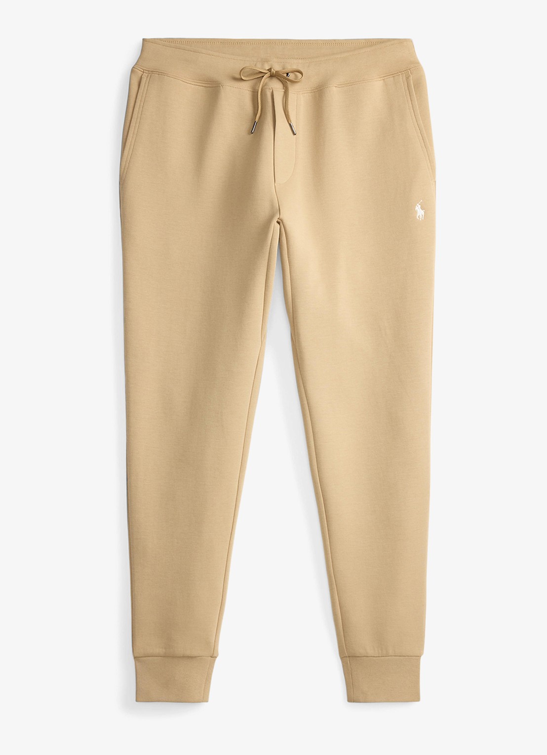 Ralph Lauren Tapered fit joggingbroek met logoborduring - voorkant 4 vintage khaki / khaki