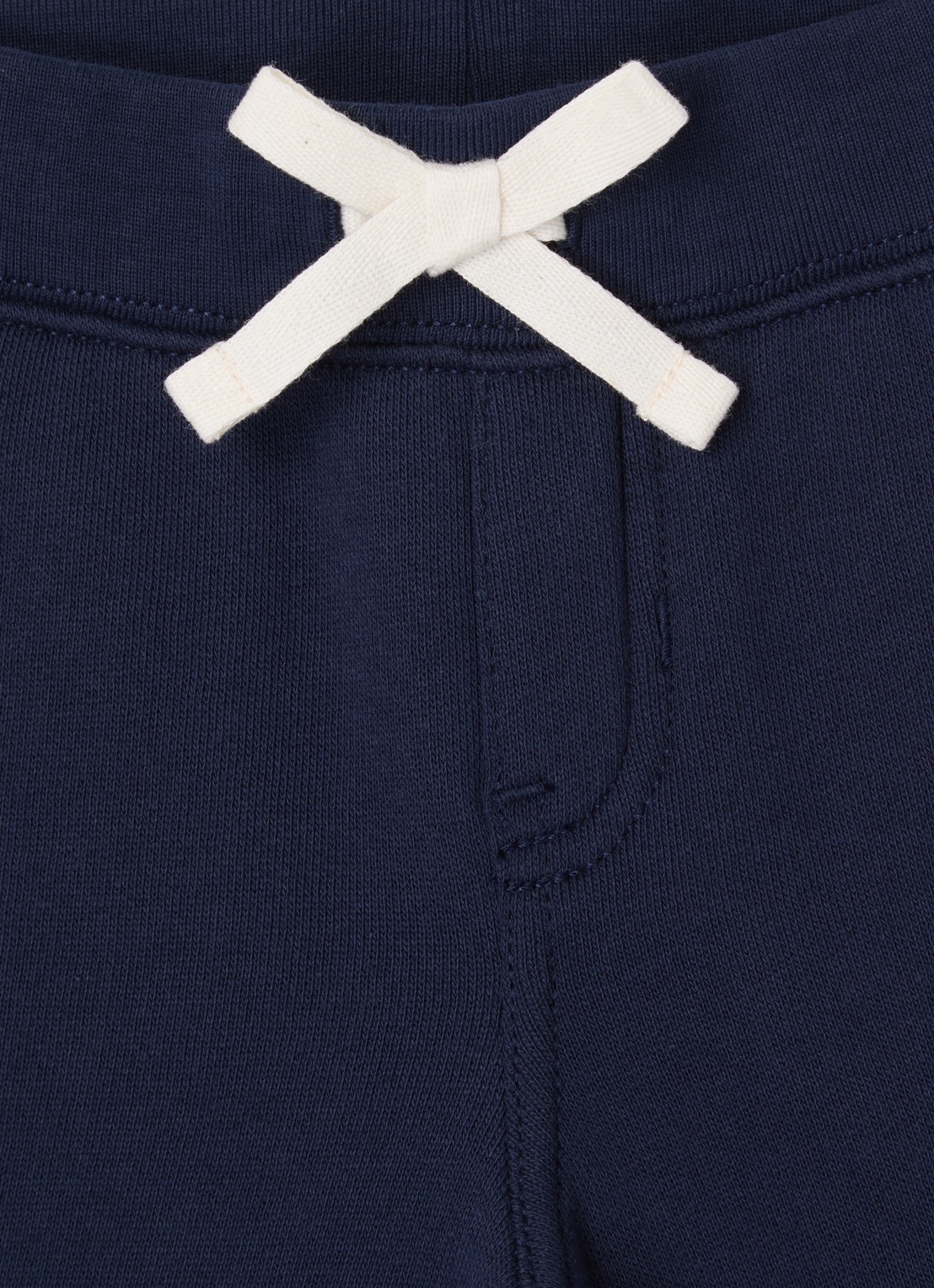 Ralph Lauren Tapered fit joggingbroek met logoborduring - detail donkerblauw