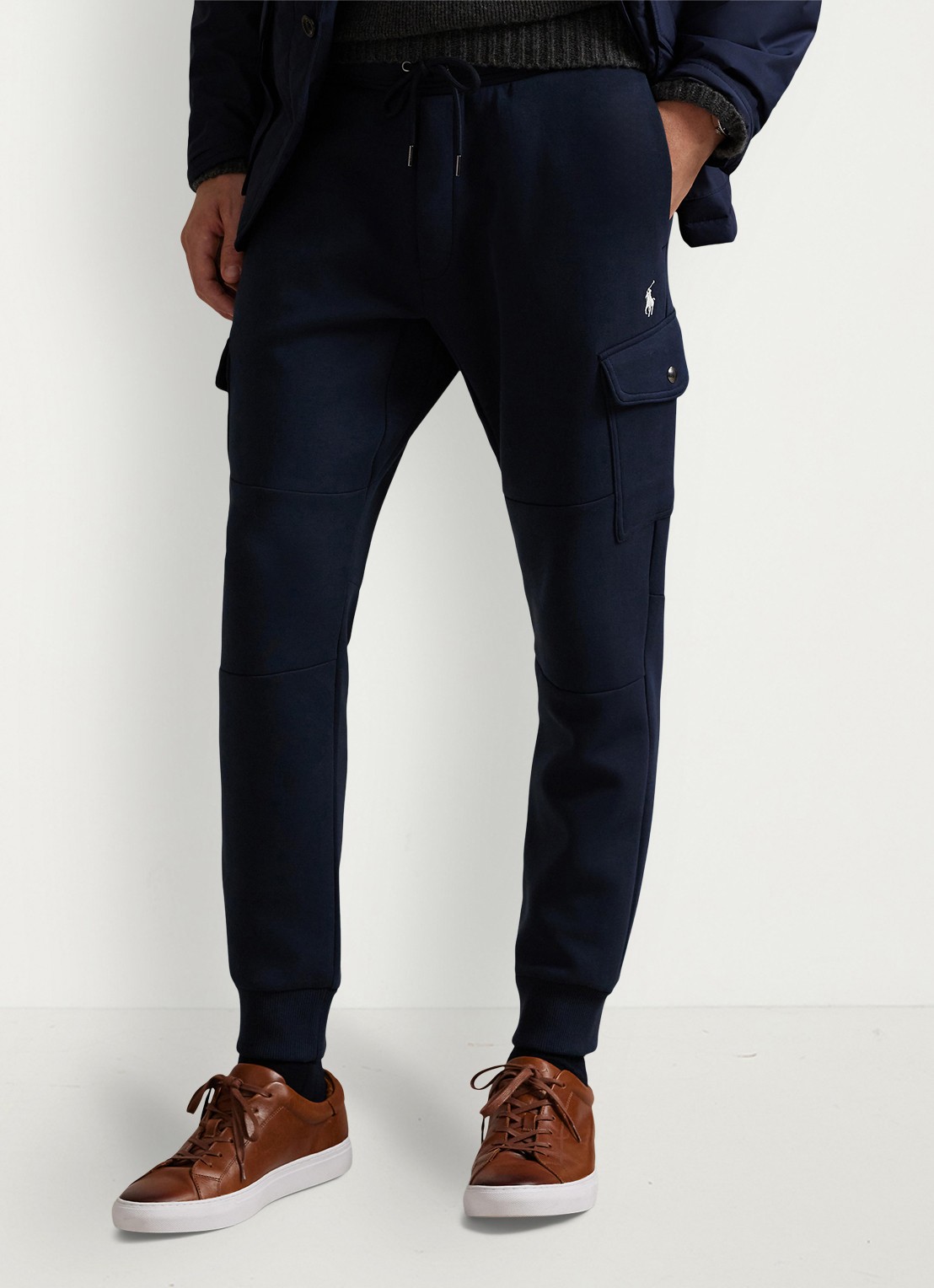 Ralph Lauren Tapered fit joggingbroek met steekzakken - detail 4 aviator navy / donkerblauw