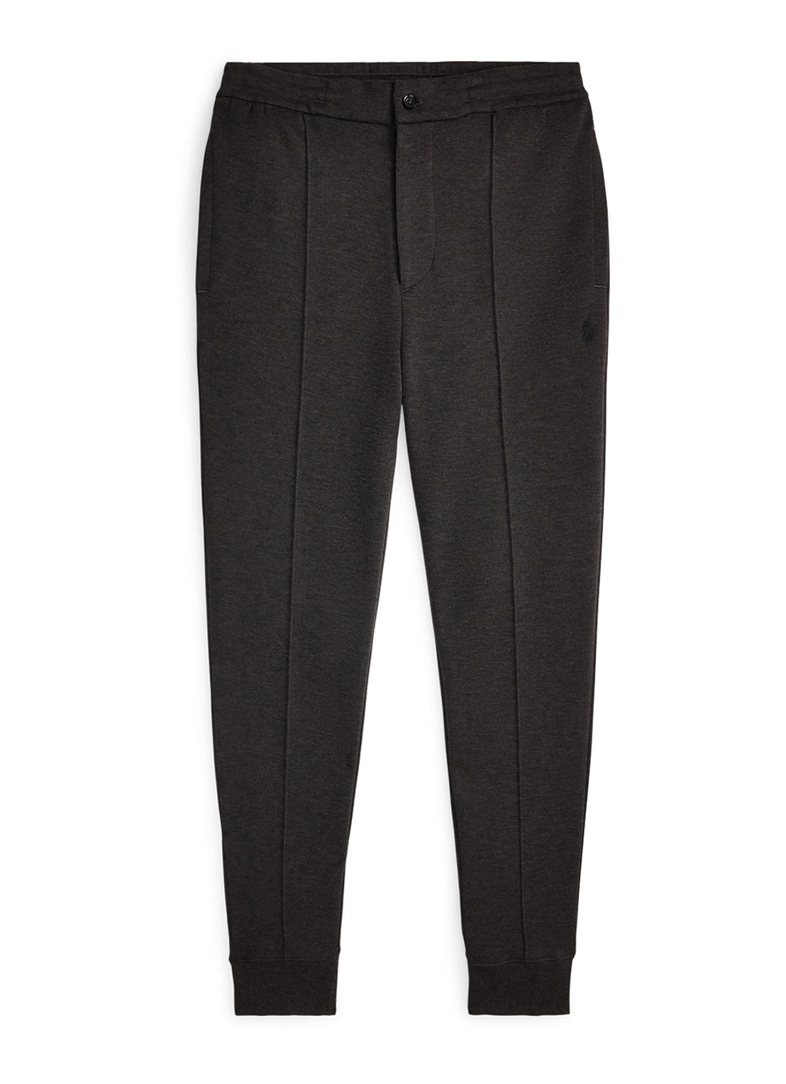 Ralph Lauren Tapered fit joggingbroek met steekzakken - voorkant 2 dark charcoal / donkergrijs