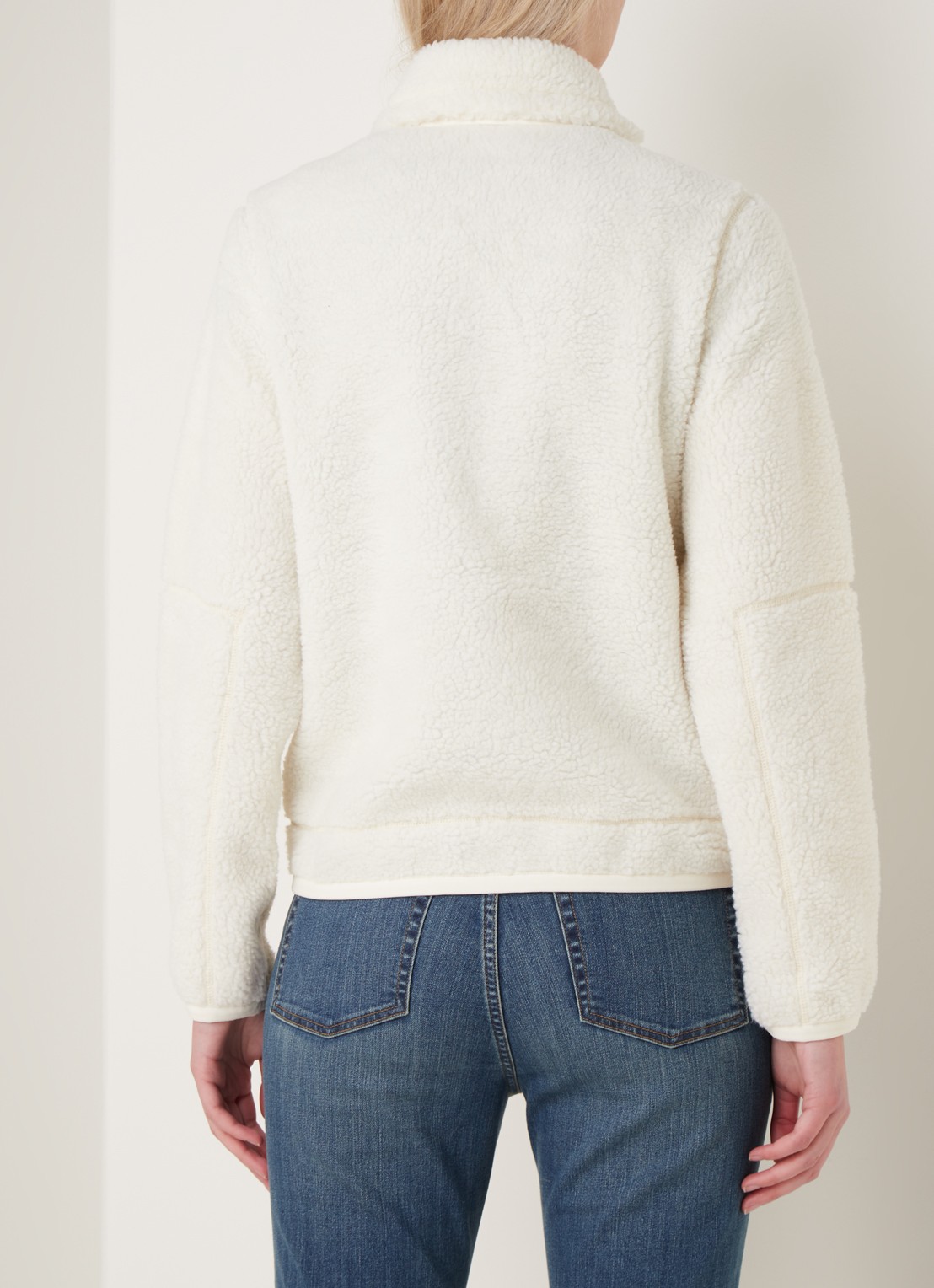Ralph Lauren Teddy jack met ritszakken - achterkant 4 gebroken wit