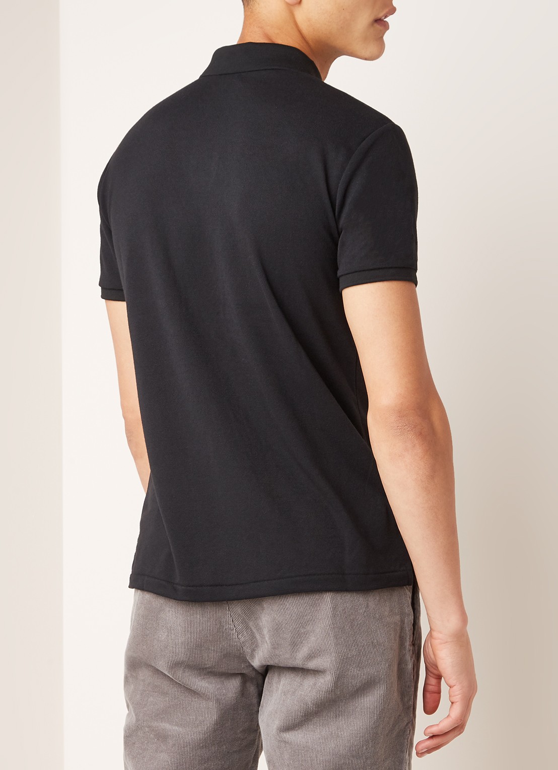 Ralph Lauren The Earth regular fit polo vervaardigd uit gerecycled plastic  - achterkant 4 black