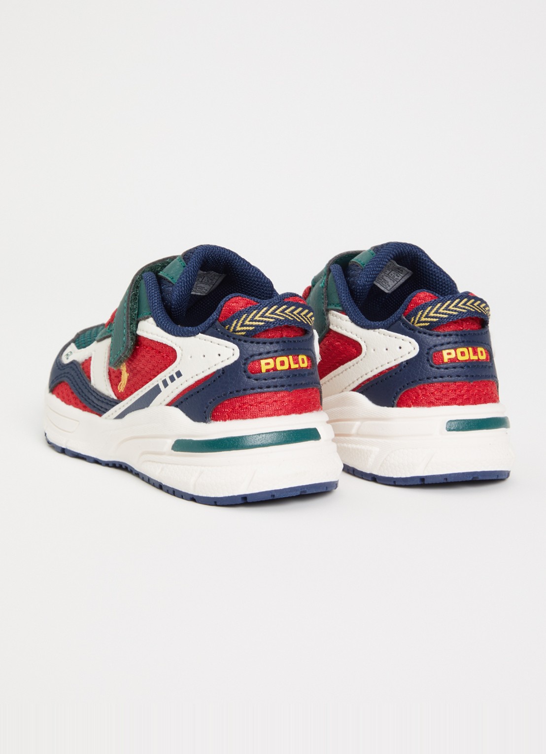 Ralph Lauren Trackster 275 sneaker met mesh details en logo - achterkant 4 rood
