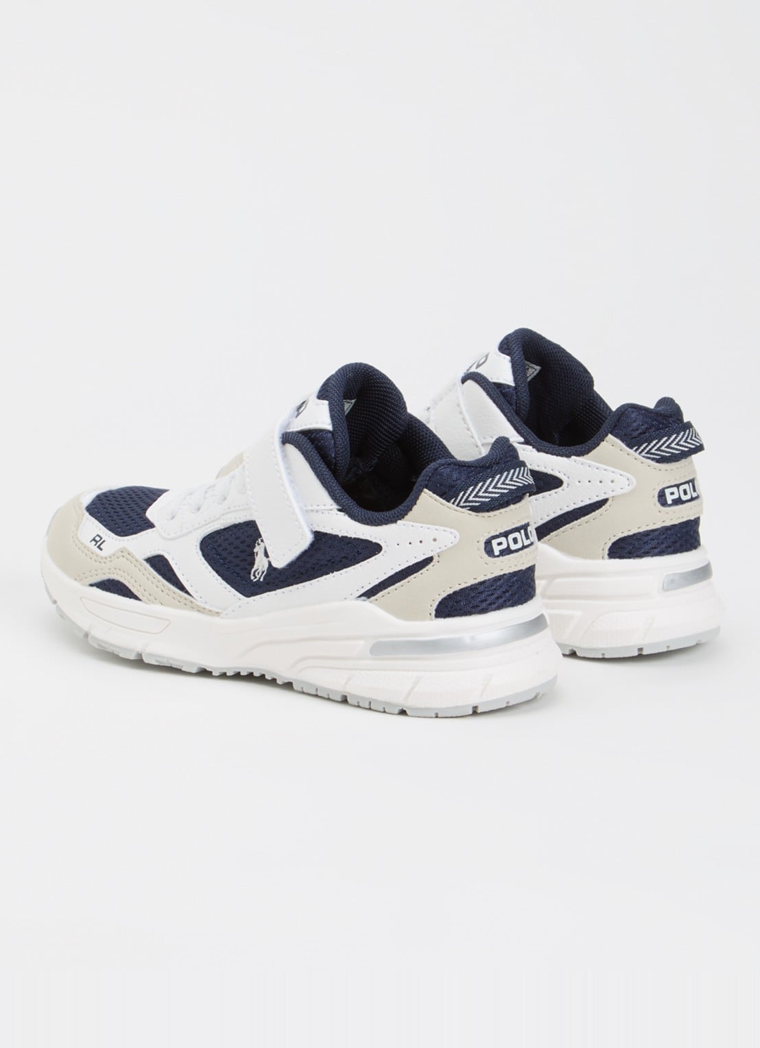 Ralph Lauren Trackster sneaker met mesh details - achterkant 4 wit