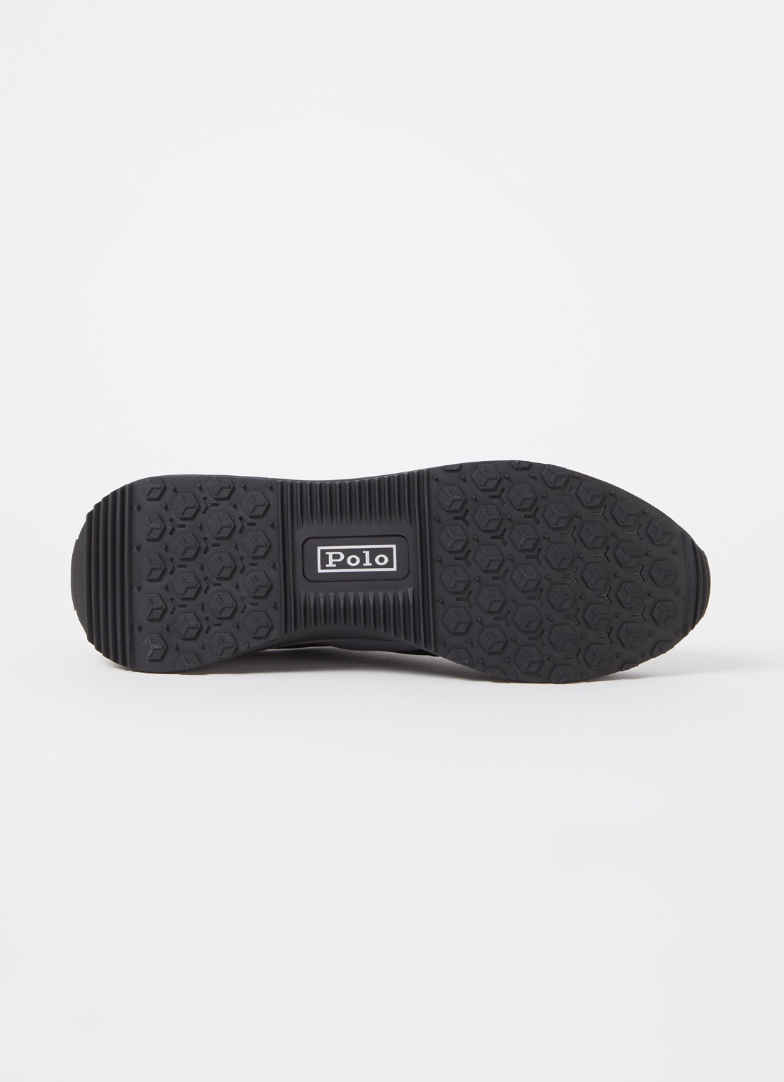 Ralph Lauren Train 89 sneaker met suède details - detail 3 zwart