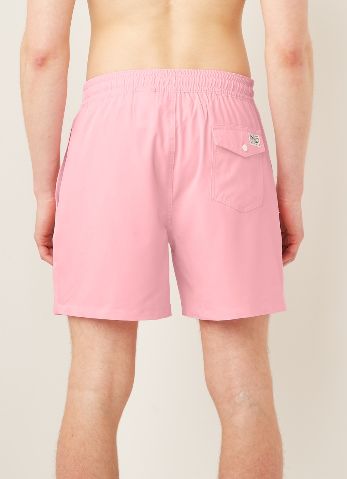 Ralph Lauren Traveler zwembroek met steekzakken - achterkant 4 roze