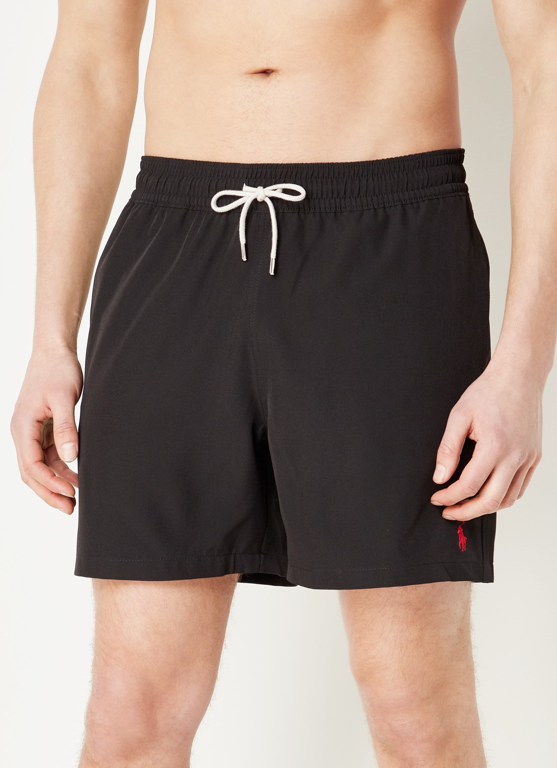 Ralph Lauren Traveler zwemshorts met logo en koordsluiting - detail 3 polo black / zwart