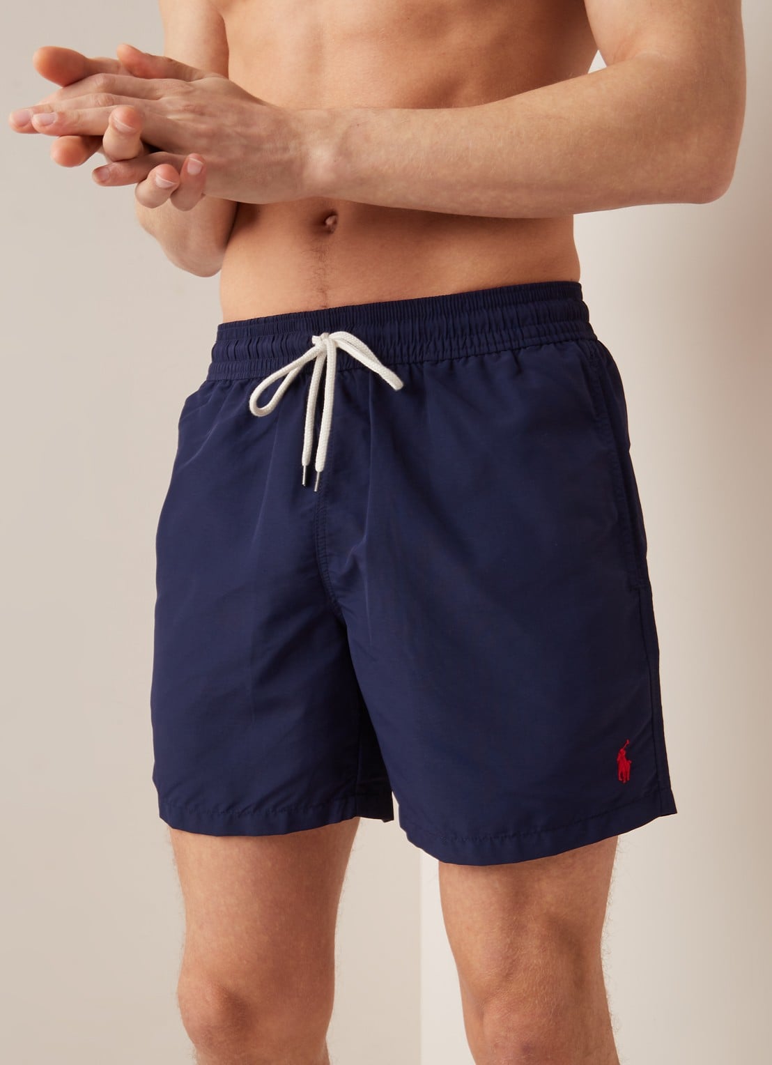 Ralph Lauren Traveller zwemshorts met logoborduring - detail 2 donkerblauw