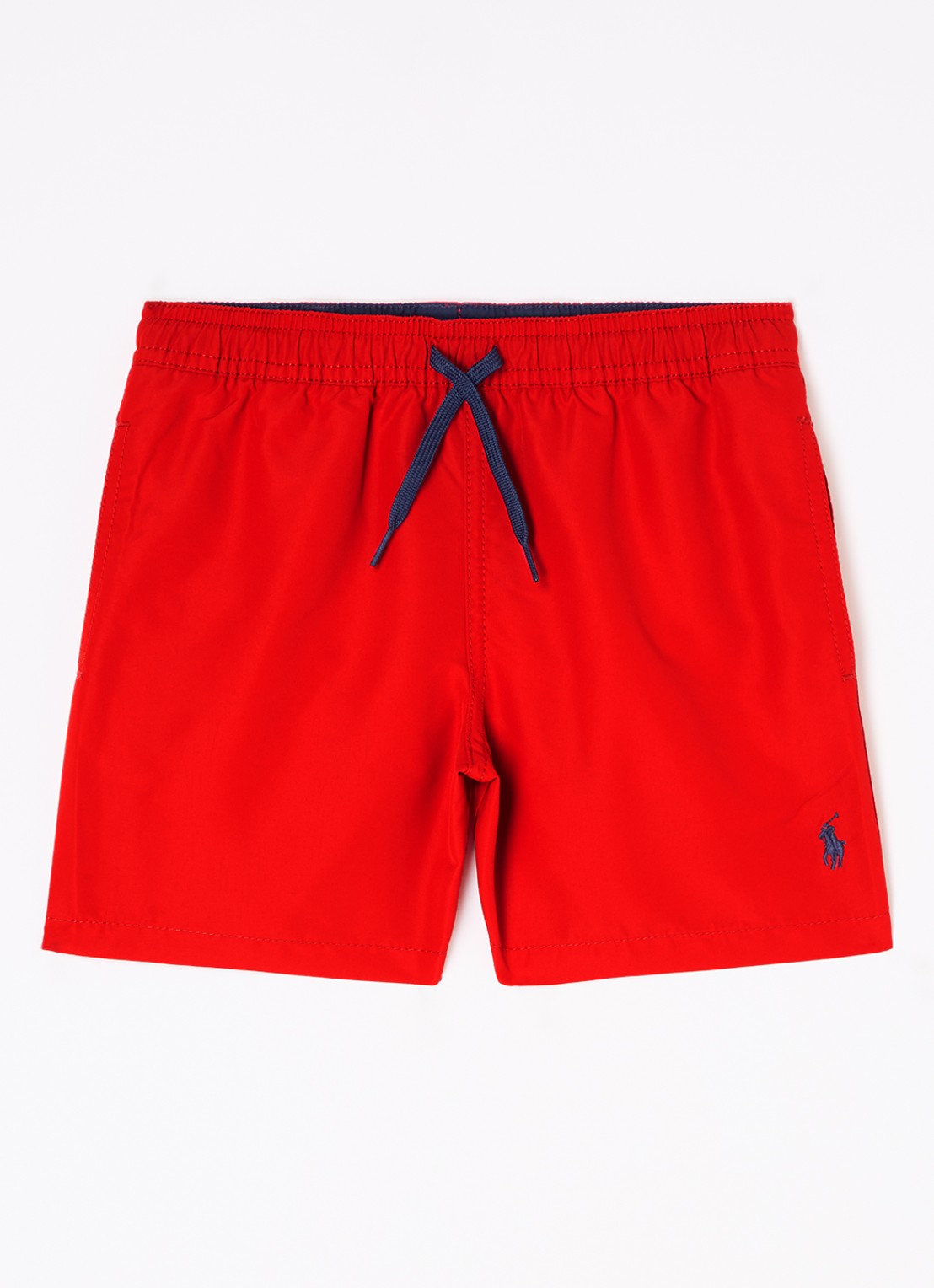 Ralph Lauren Travlr zwemshorts met logo - voorkant rood