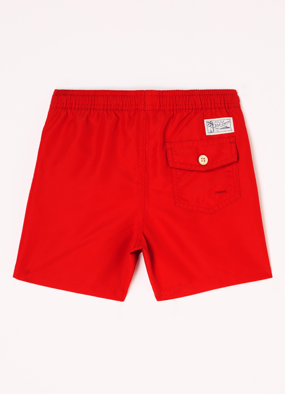 Ralph Lauren Travlr zwemshorts met logo - voorkant 2 rood