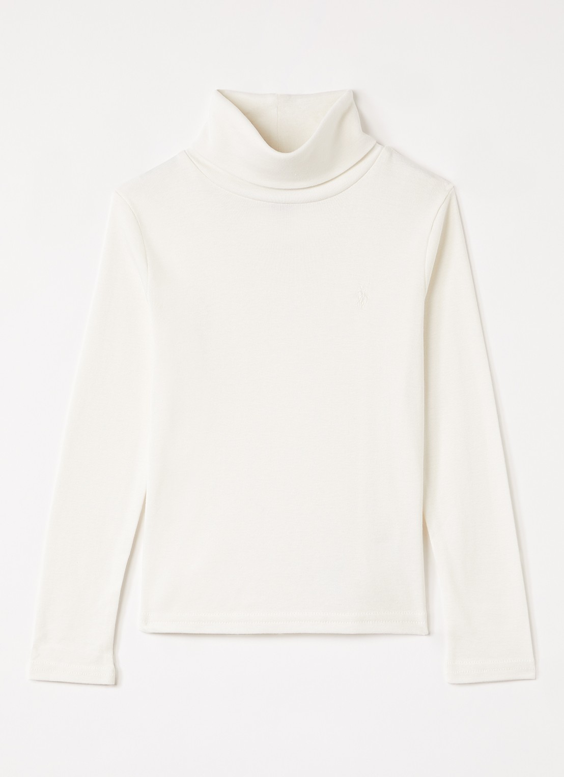 Ralph Lauren Trui met col - voorkant 2 beige