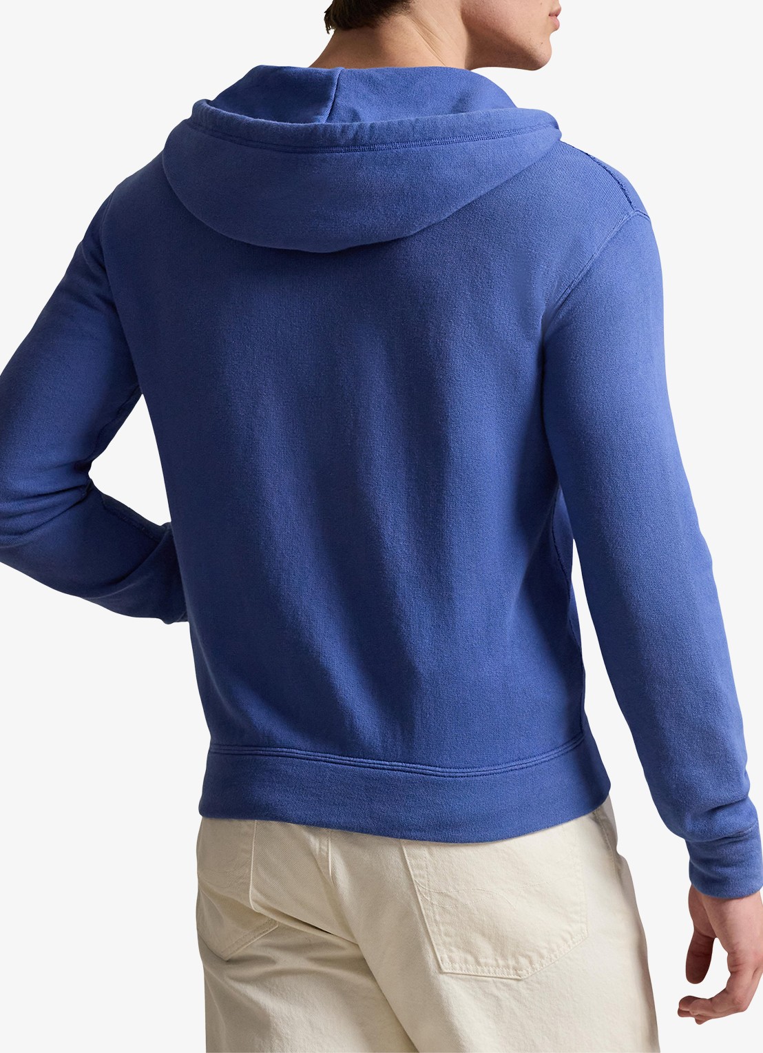 Ralph Lauren Vest met logoborduring en capuchon - achterkant 5 modern royal-34yb