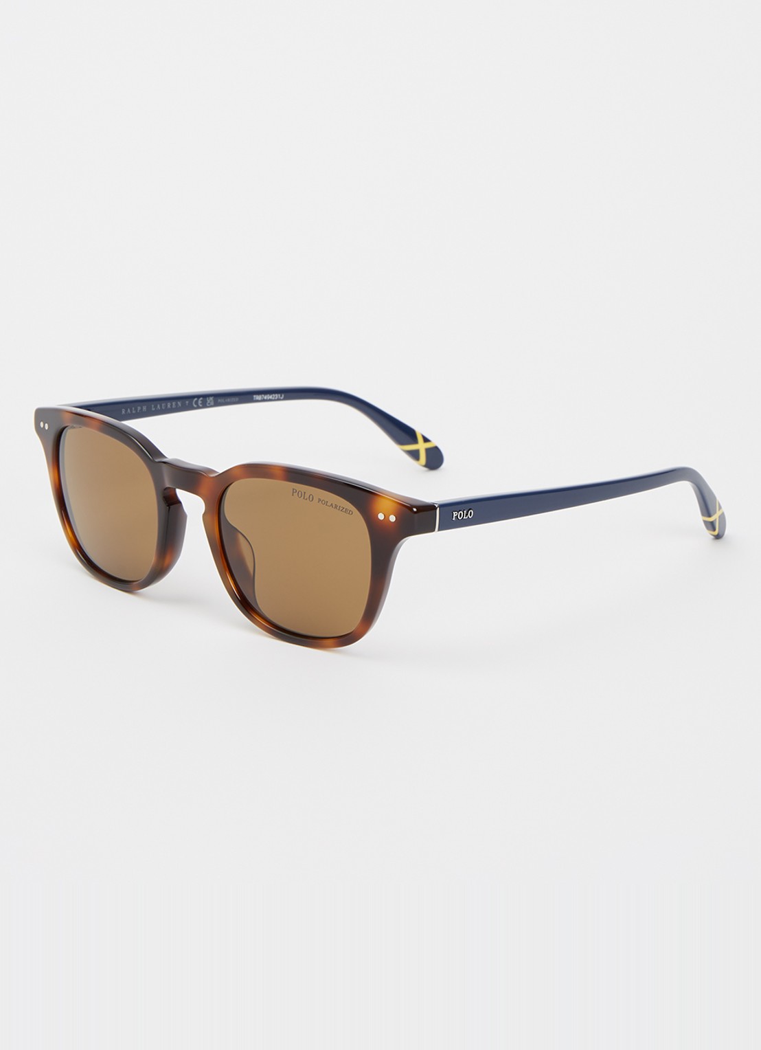 Ralph Lauren Wayfarer zonnebril gepolariseerd PH425U - voorkant 4 donkerbruin