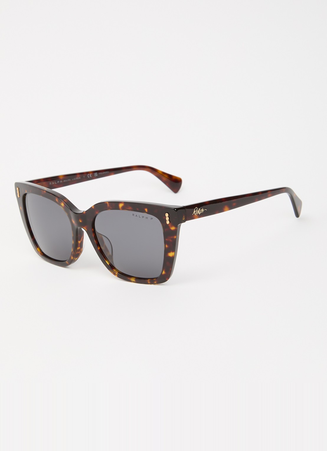 Ralph Lauren Wayfarer zonnebril gepolariseerd RA5349U - voorkant 4 bruin