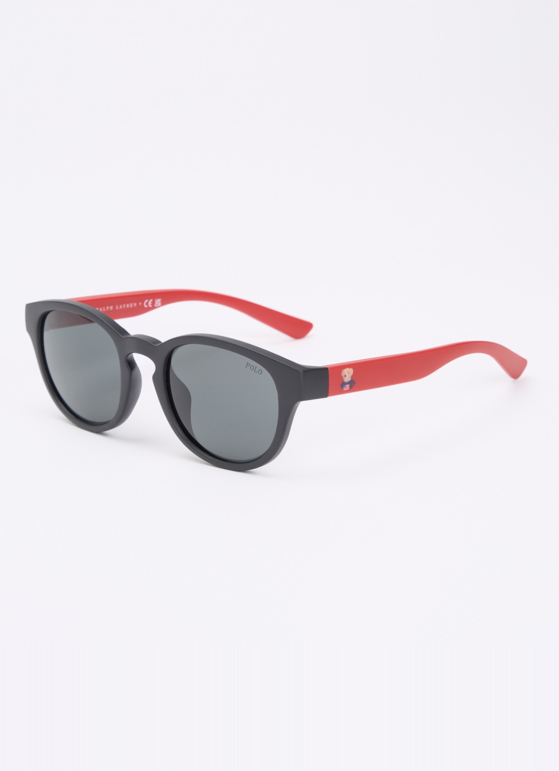 Ralph Lauren Wayfarer zonnebril met verwisselbare brillenpoten PH4233U - voorkant 5 rood
