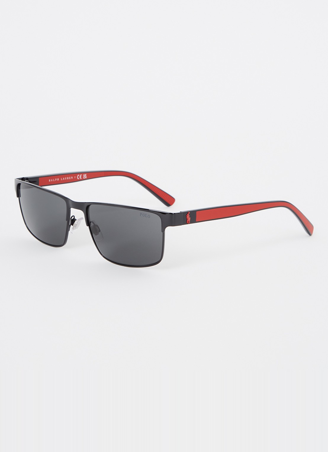 Ralph Lauren Wayfarer zonnebril PH3155 - voorkant zwart