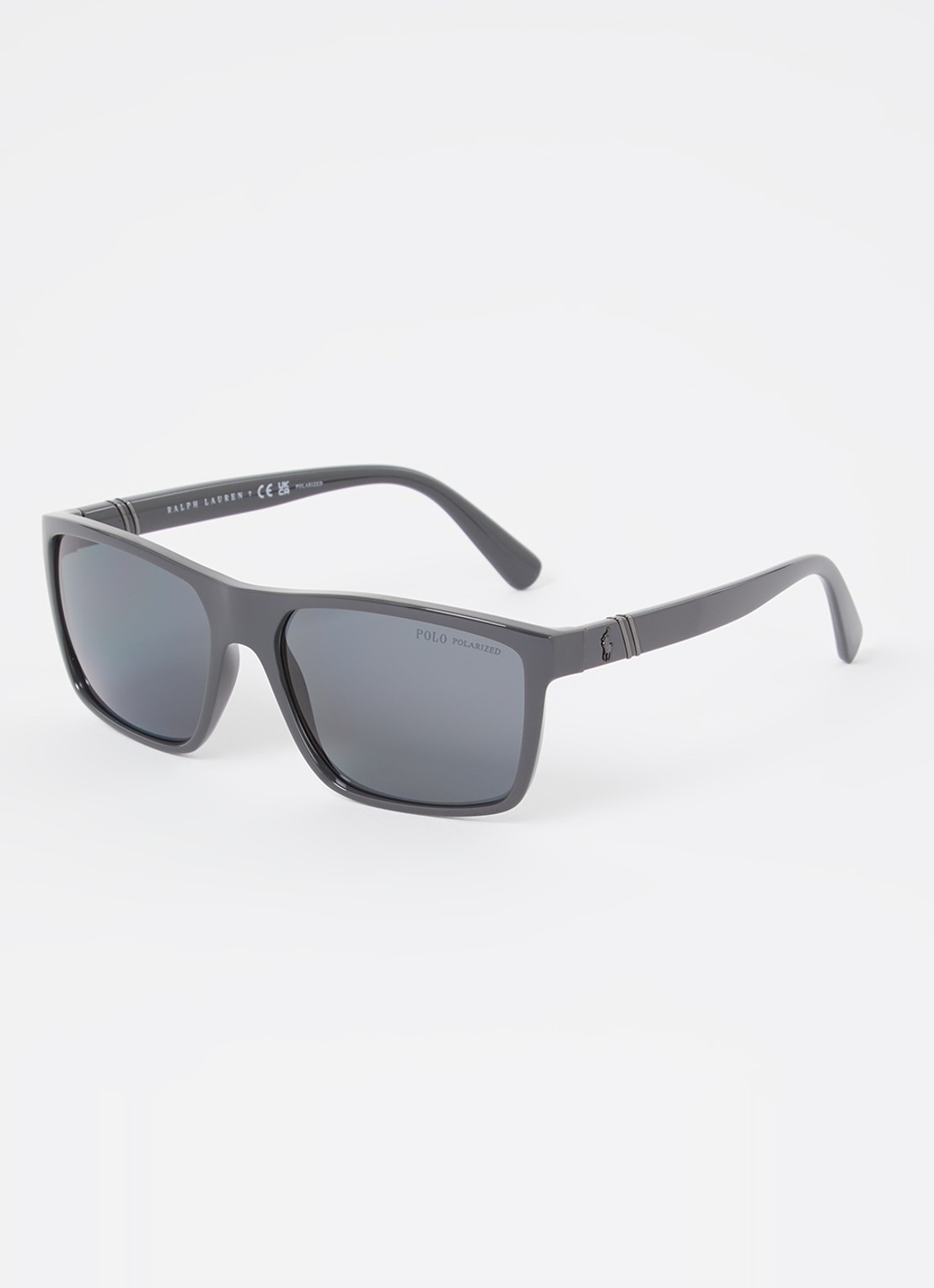 Ralph Lauren Wayfarer zonnebril PH4133   - voorkant zwart